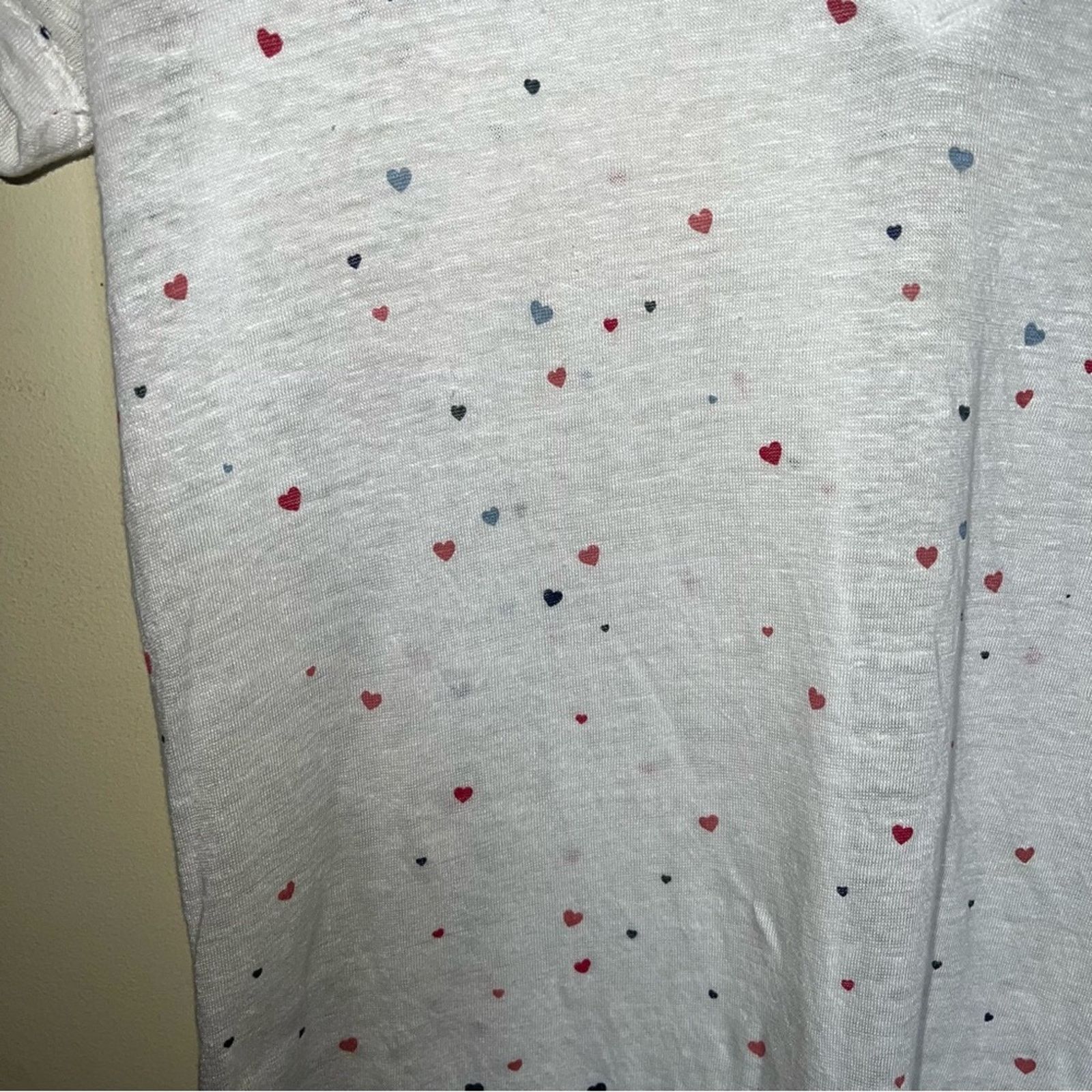 Rails RAILS linen heart detail sheer v neck tshirt S Size S / US 4 / IT 40 - 3 Thumbnail