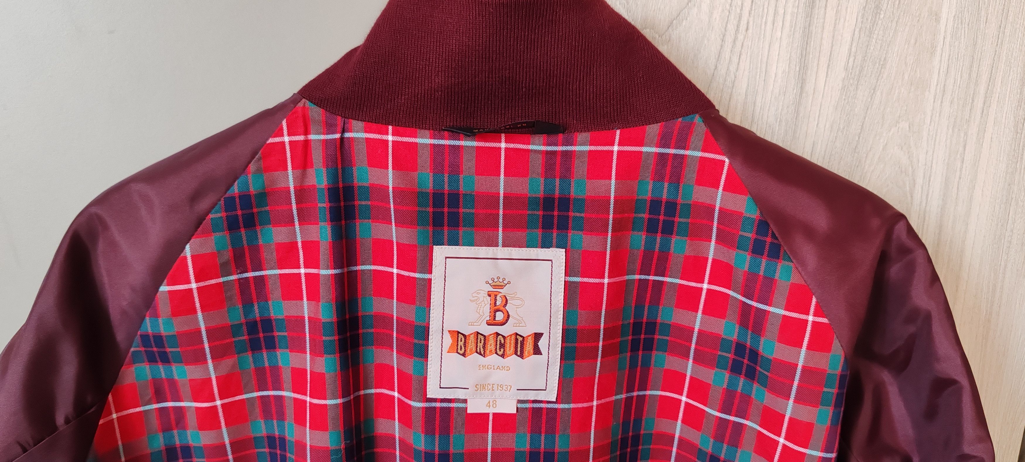 Baracuta Veste Bordeau Baracuta G9 /Classic Clot 5232 Tg:48Uk. Size US M / EU 48-50 / 2 - 8 Thumbnail