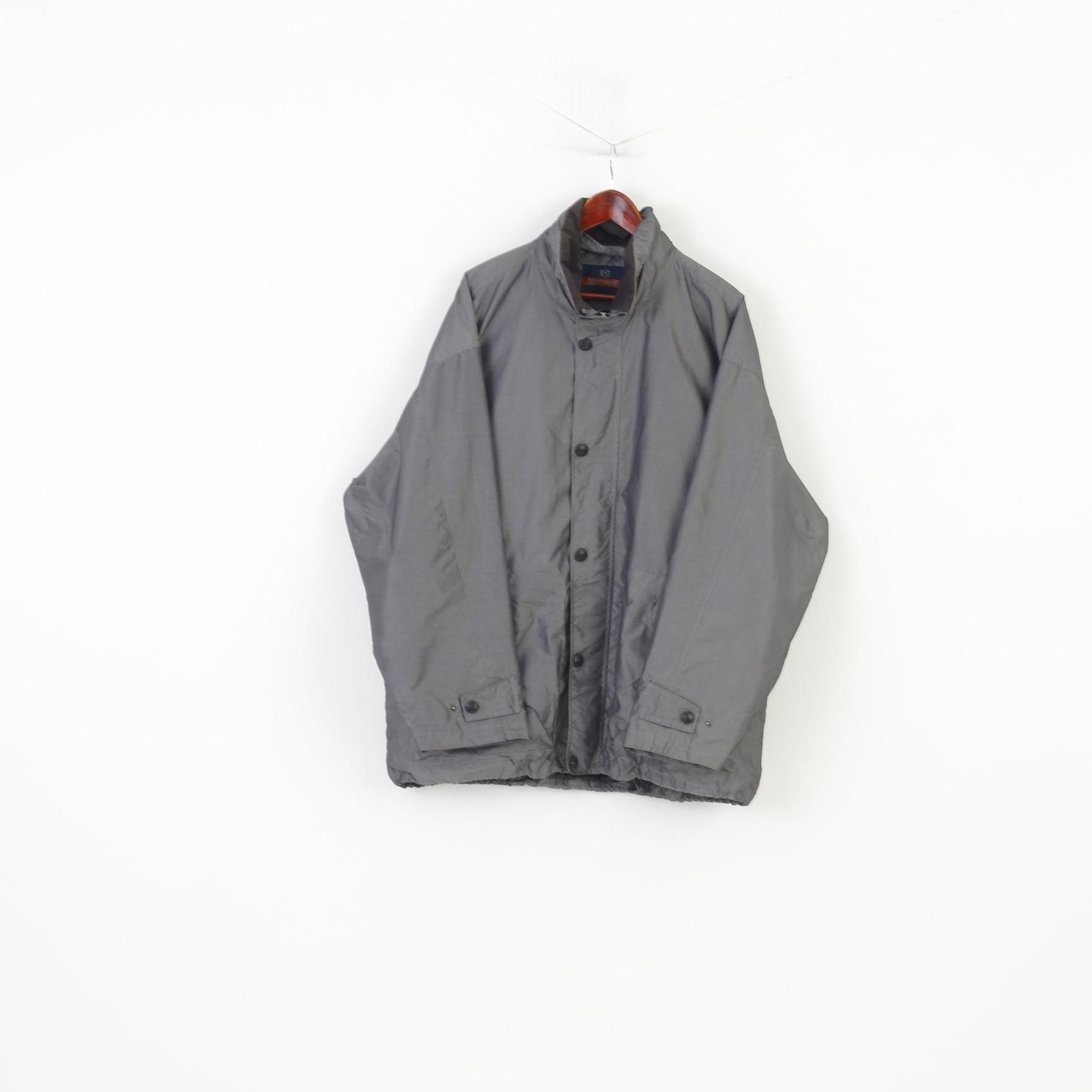 Milestone Milestone Men 56 XL Jacket Grey Silver Full Zipper 4239 Size US XL / EU 56 / 4 - 1 Thumbnail