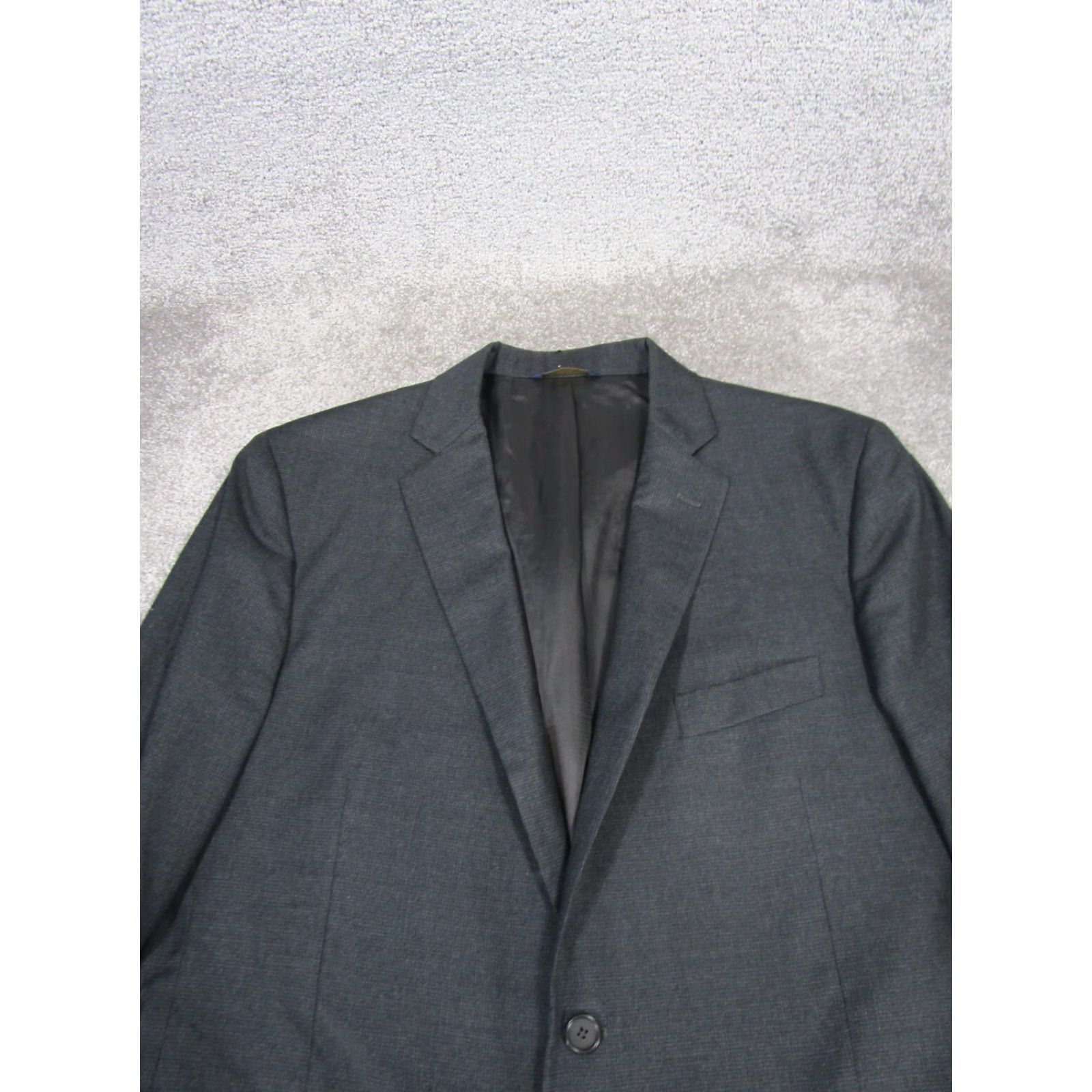 Brooks Brothers Brooks Brothers Blazer Mens 44 Gray Wool Two-Button Single-Breasted Jacket Coat Regular Length 2 Piece Office Size 44R - 2 Thumbnail