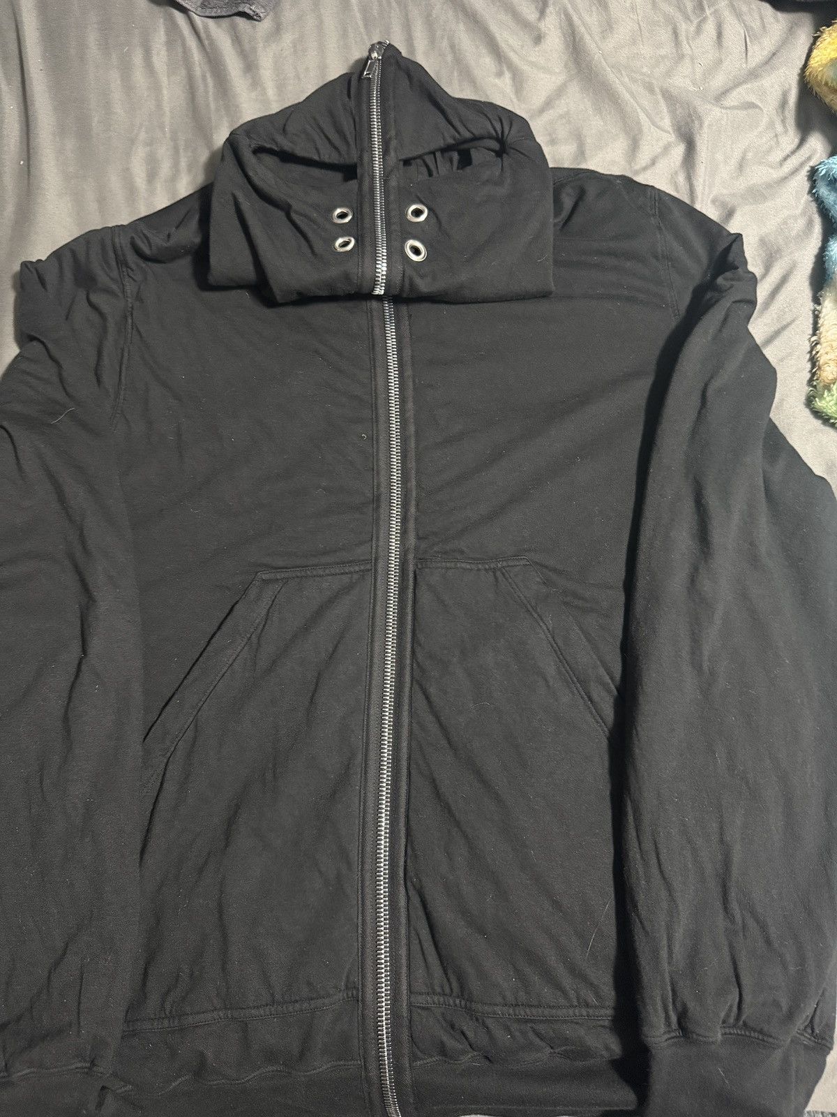 Rick Owens Drkshdw Rick Owens Gimp Zip Up Hoodie Size US XL / EU 56 / 4 - 2 Thumbnail