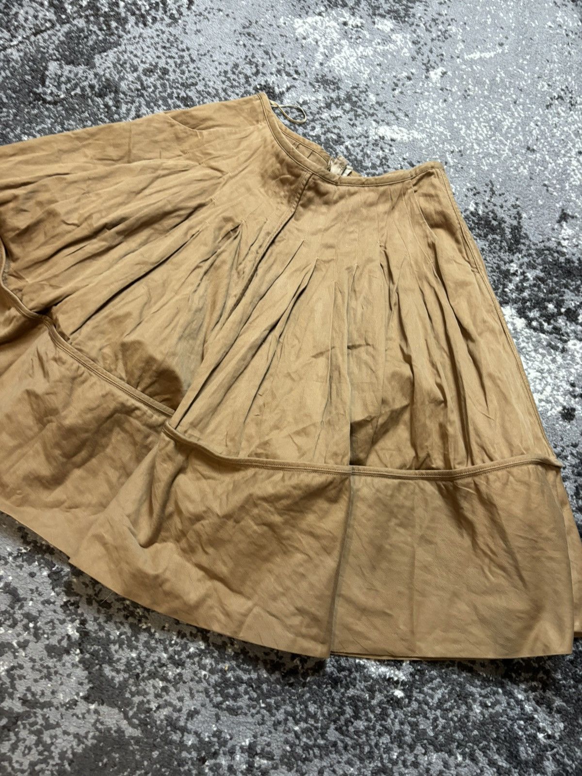 Designer × Japanese Brand Y2k Strenesse blue japanese pleat midi skirt Size 24" / US 00 / IT 34 - 2 Thumbnail