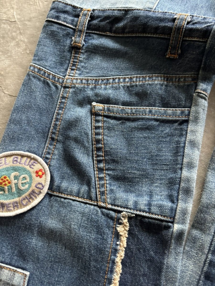 20471120 × Angel Blue × Hysteric Glamour ANGEL BLUE flare japanese reconstruct patches embroidery Size 26" / US 2 / IT 38 - 7 Thumbnail