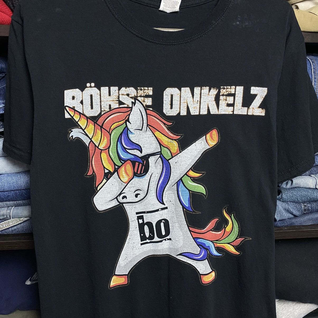 Band Tees Vintage Bohse Onkelz Big Graphic Logo rock band tee size M Size US M / EU 48-50 / 2 - 2 Thumbnail