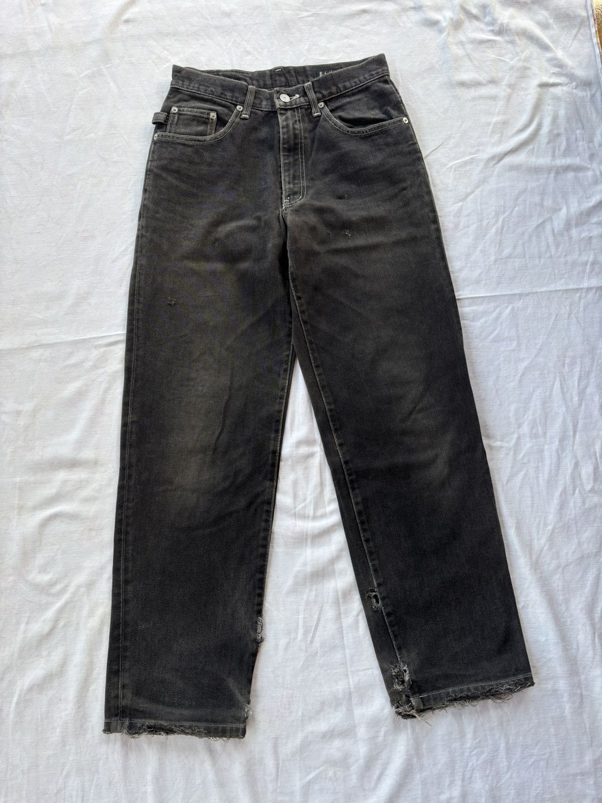 POST ARCHIVE FACTION (PAF) 🔥ELVIS PRESLEY LOOSE BLACK WIDE JEANS Size US 28 / EU 44 - 3 Thumbnail