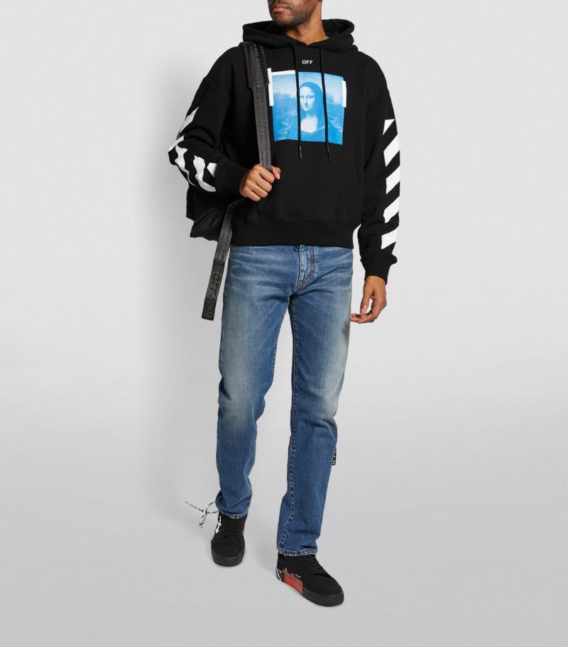Off-White Black Mona Lisa Arrows Oversized Hoodie Size US XS / EU 42 / 0 - 3 Thumbnail
