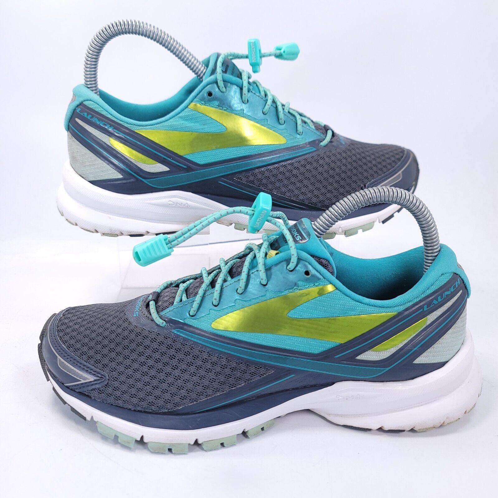 Brooks Brooks Launch 4 Shoe Womens Size 7.5 1202341B077 Gray Blue Size US 7.5 / IT 37.5 - 5 Thumbnail