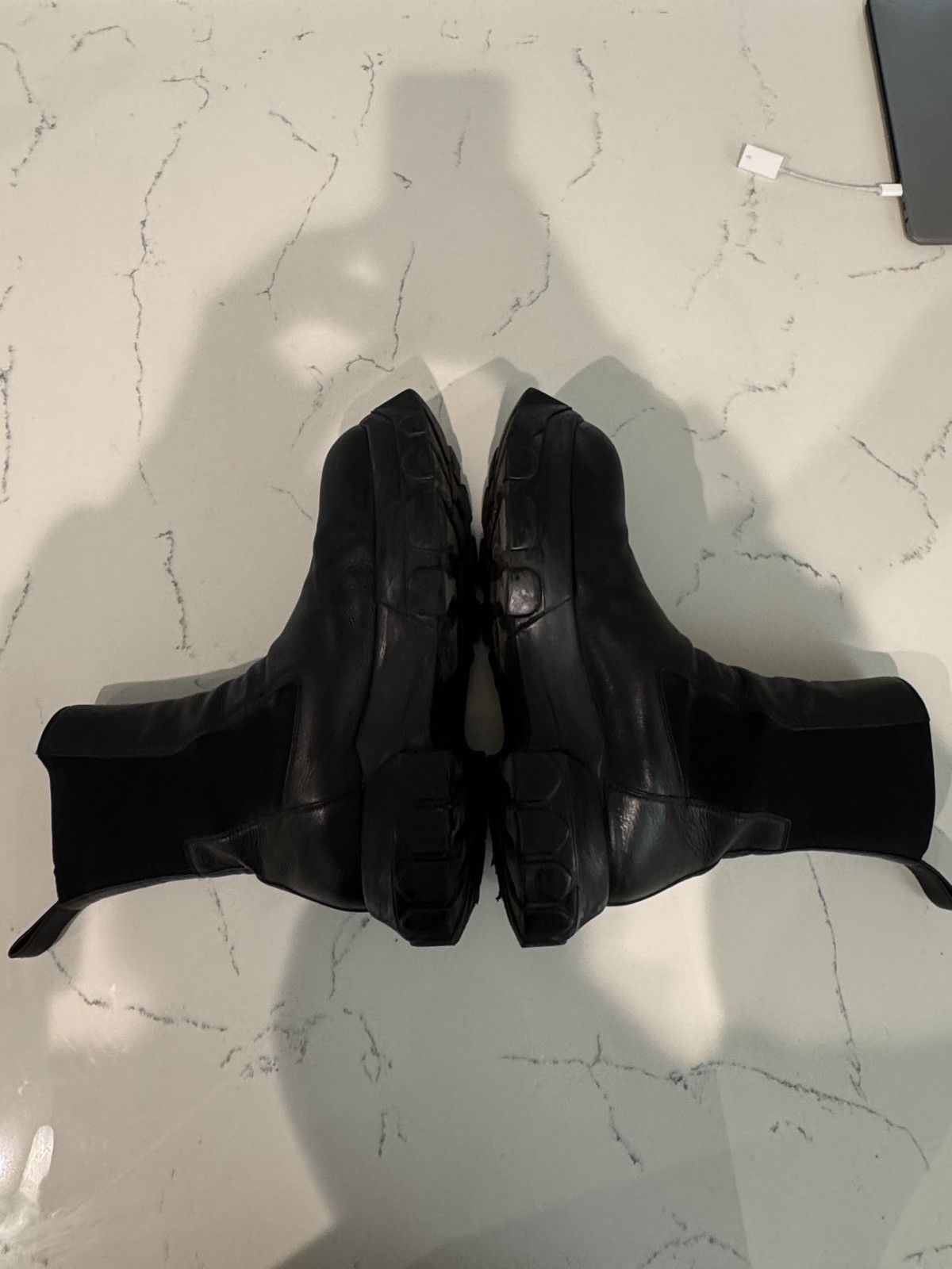 Rick Owens × Rick Owens Drkshdw RICK OWENS TRACTOR BOOTS Size US 10 / EU 43 - 5 Thumbnail