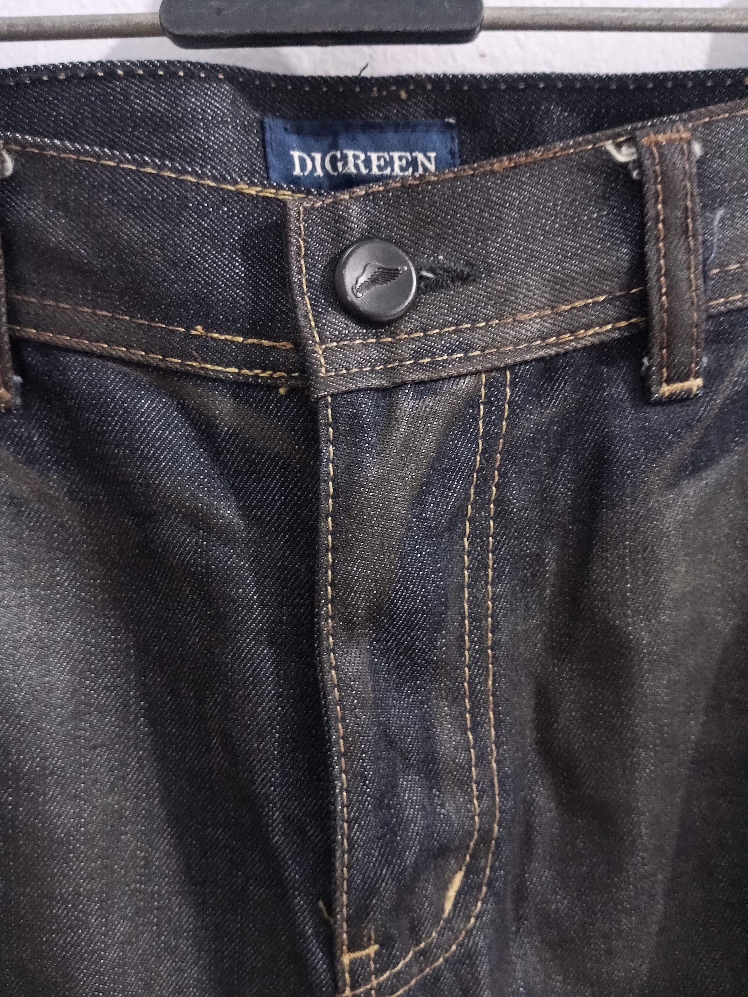 20471120 Vintage DIGREEN Washed denim jeans Size US 31 - 7 Thumbnail
