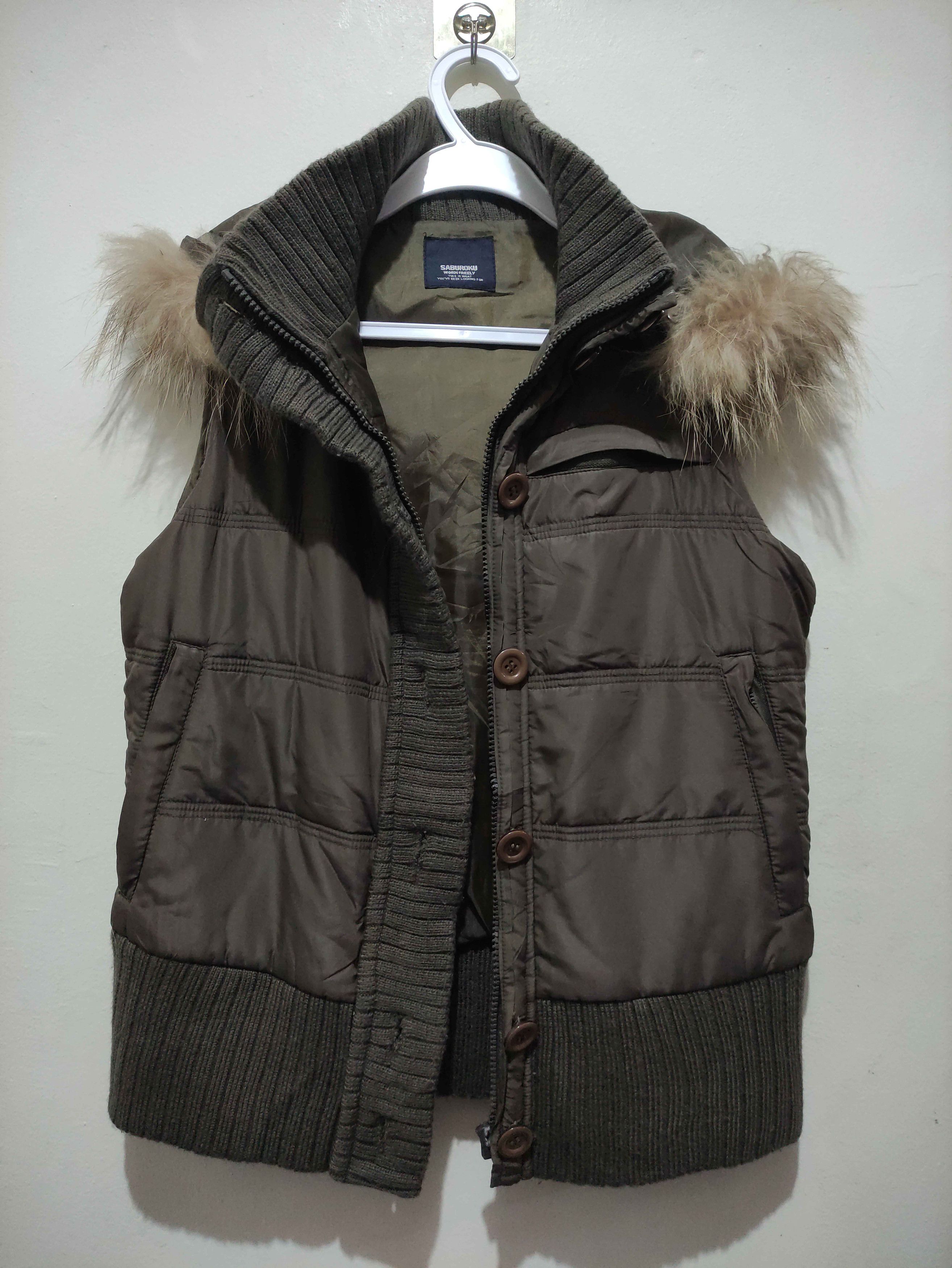 Japanese Brand 2000s Japanese archive Saburoku fur zip Vest Down jacket Size US M / EU 48-50 / 2 - 17 Thumbnail