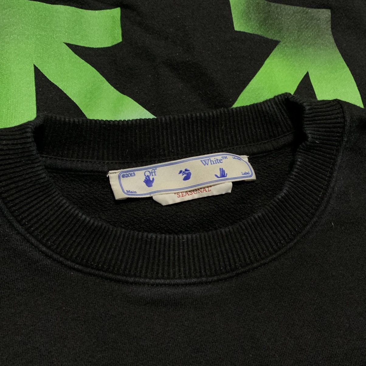 Off-White Off White Small Gradient Arrows Black Sweatshirt Virgil Size US S / EU 44-46 / 1 - 5 Thumbnail
