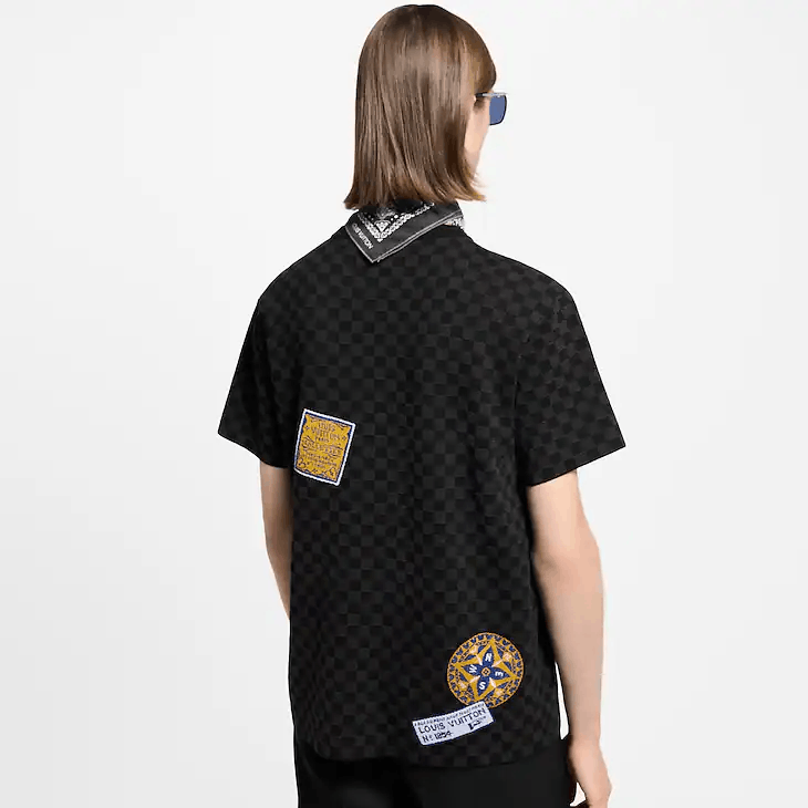 Louis Vuitton Damier Short-Sleeved Signature Crewneck Size US M / EU 48-50 / 2 - 3 Thumbnail