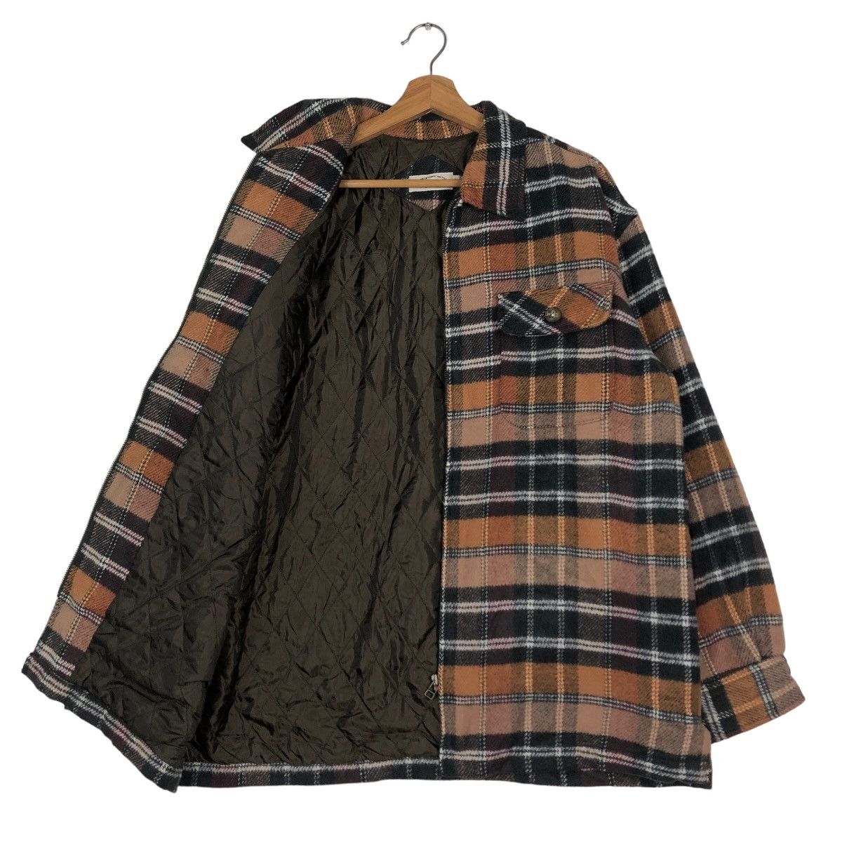 Japanese Brand Tartan Design Flannel Wool Jacket Possibility Issey Miyake Size US M / EU 48-50 / 2 - 11 Thumbnail