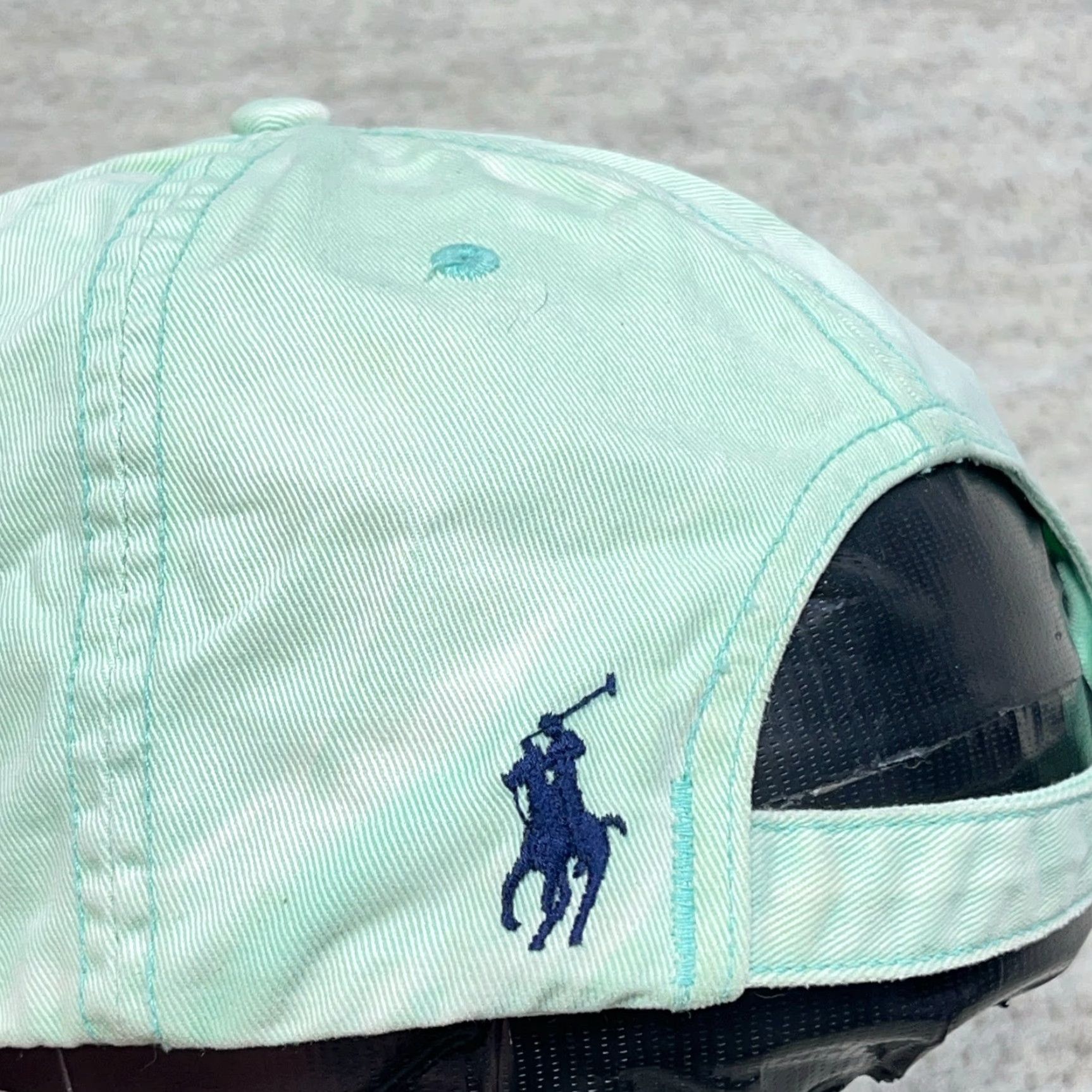 Polo Ralph Lauren Polo Ralph Lauren Hat Cap Strap Back Green Blue Spell Out PRL 67 Sun Faded Size US M / EU 48-50 / 2 - 4 Thumbnail