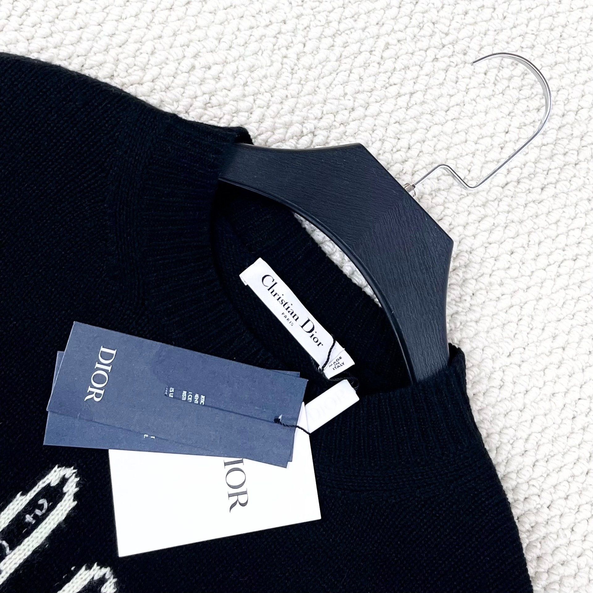 Dior Dior Black Constellation Palm Cashmere Sweater Size US M / EU 48-50 / 2 - 3 Thumbnail