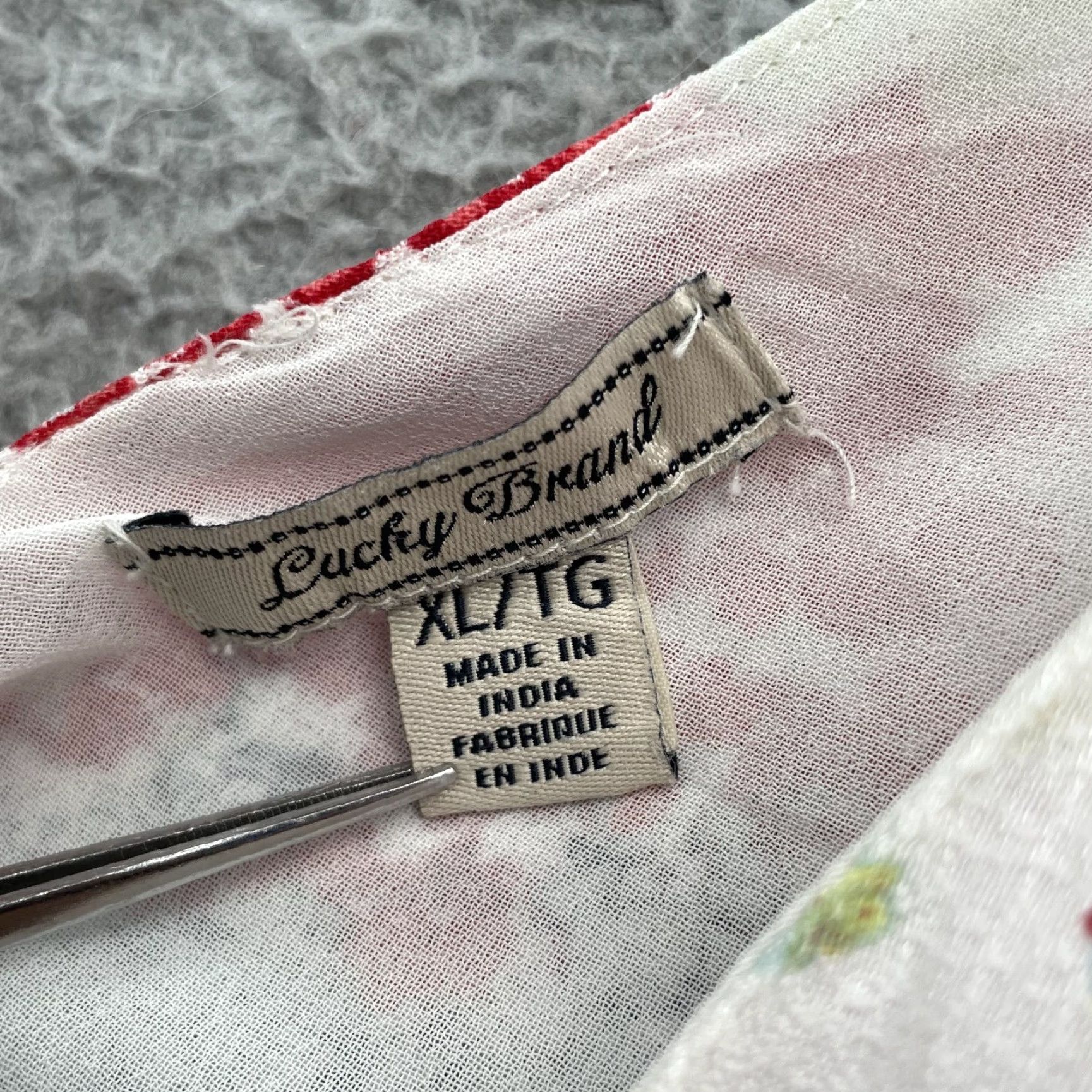 Lucky Brand Lucky Brand Dress Women's XL Maxi Floral Boho Y2k Sun Fairy Garden Resort Summer Size XL / US 12-14 / IT 48-50 - 4 Thumbnail