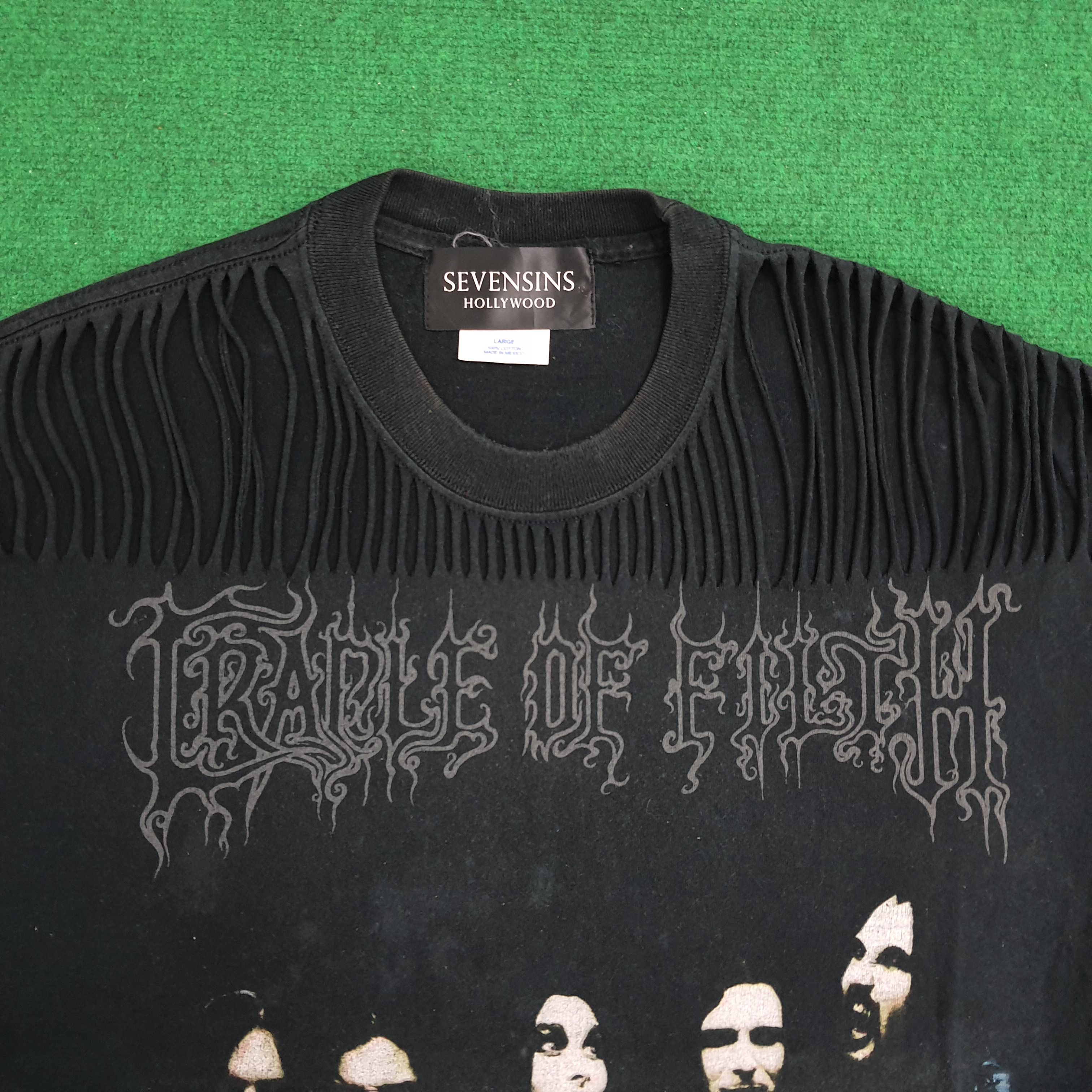 Band Tees × Vintage Vintage Cradle of Filth America Rock Band T-shirt Size US L / EU 52-54 / 3 - 2 Thumbnail