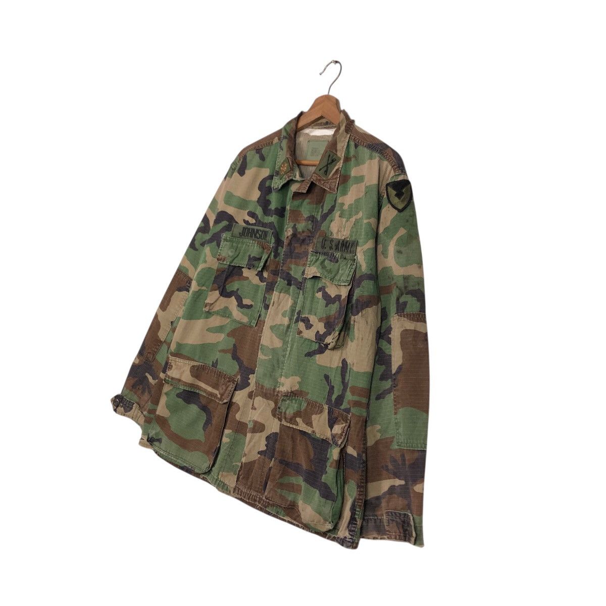 Vintage 📌Vintage Chore Work Jacket Military Us Air Force Camouflage Size US M / EU 48-50 / 2 - 3 Thumbnail
