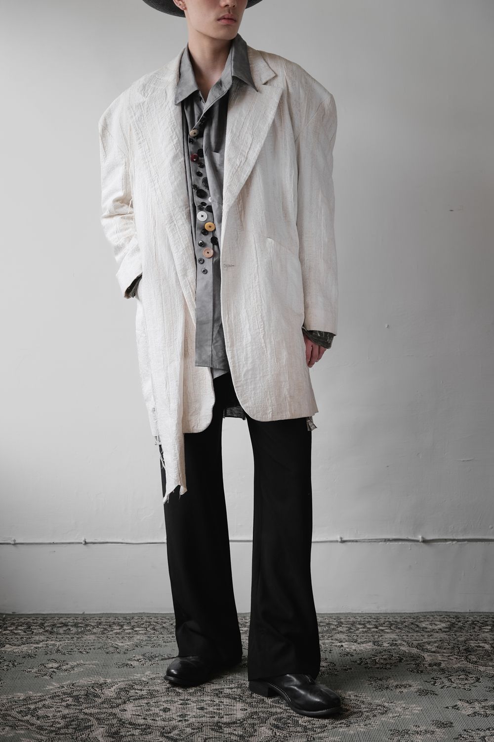Other CHIAHUNG SU Oversized Jacquard Blazer Jacket Size 50L - 3 Thumbnail