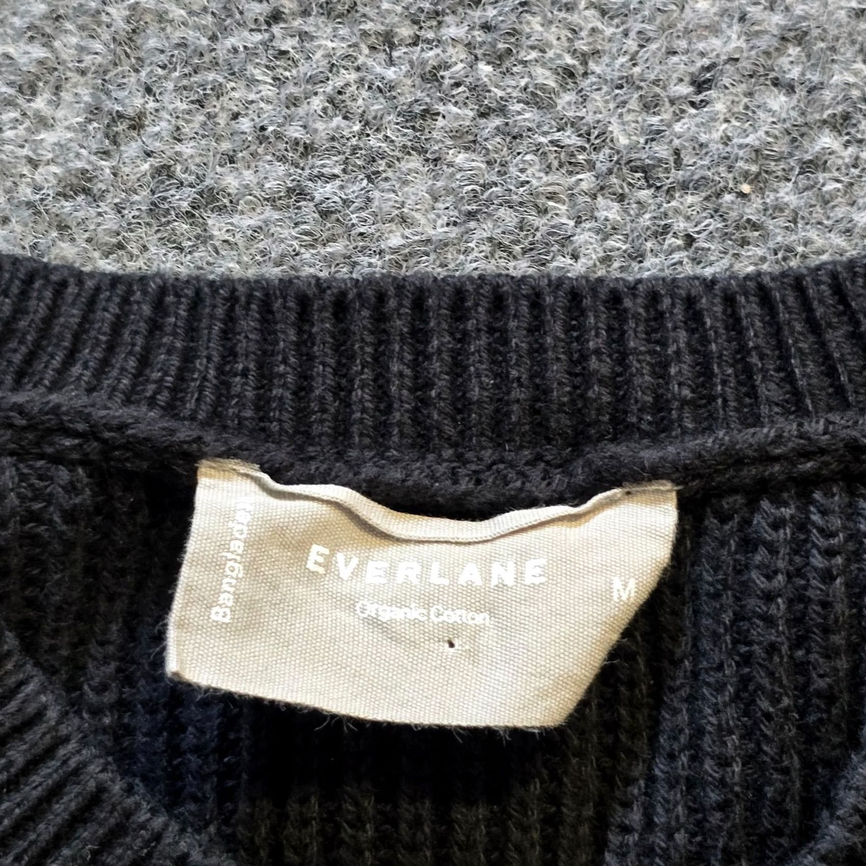 Everlane Everlane Sweater Womens Size Medium Black Chunky Knit Long Sleeve Capsule Casual Size M / US 6-8 / IT 42-44 - 3 Thumbnail