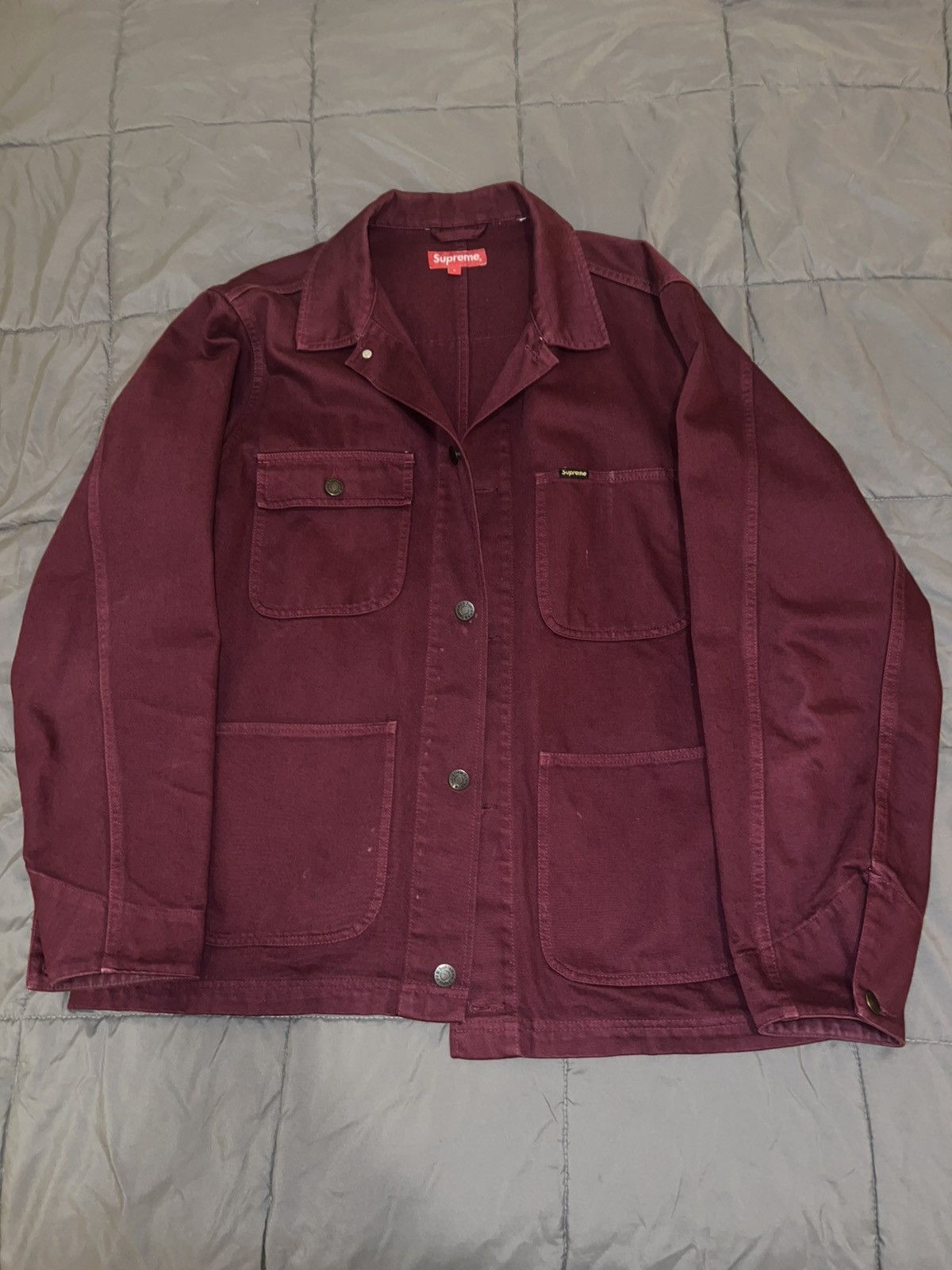 Supreme Supreme NY Tapestry Denim Chore Coat Size US L / EU 52-54 / 3 - 2 Thumbnail