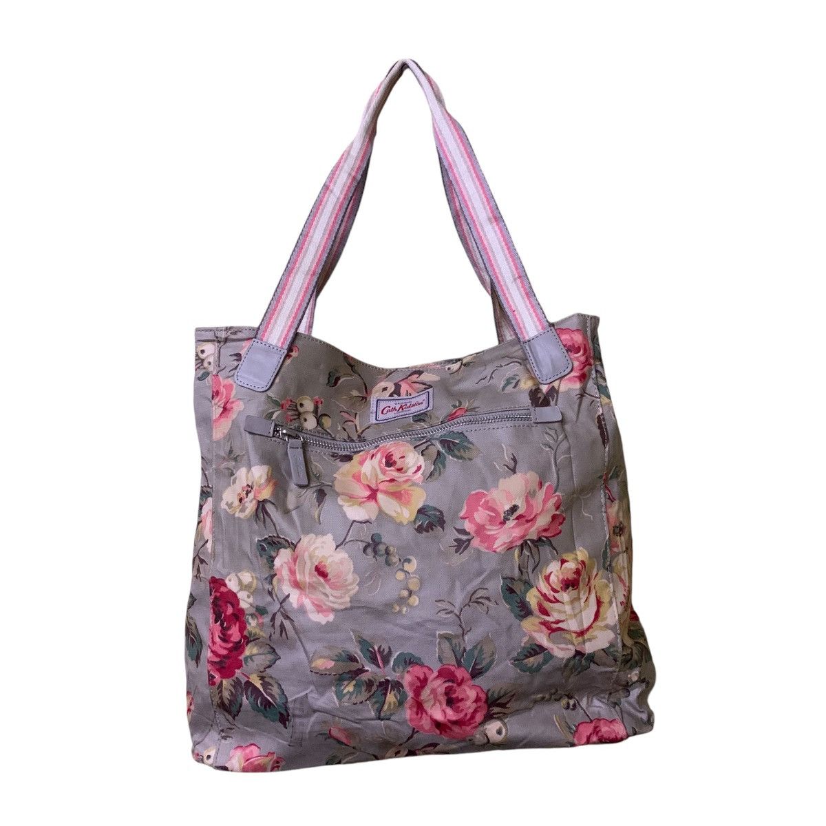 Cath kidston grey floral bag deals