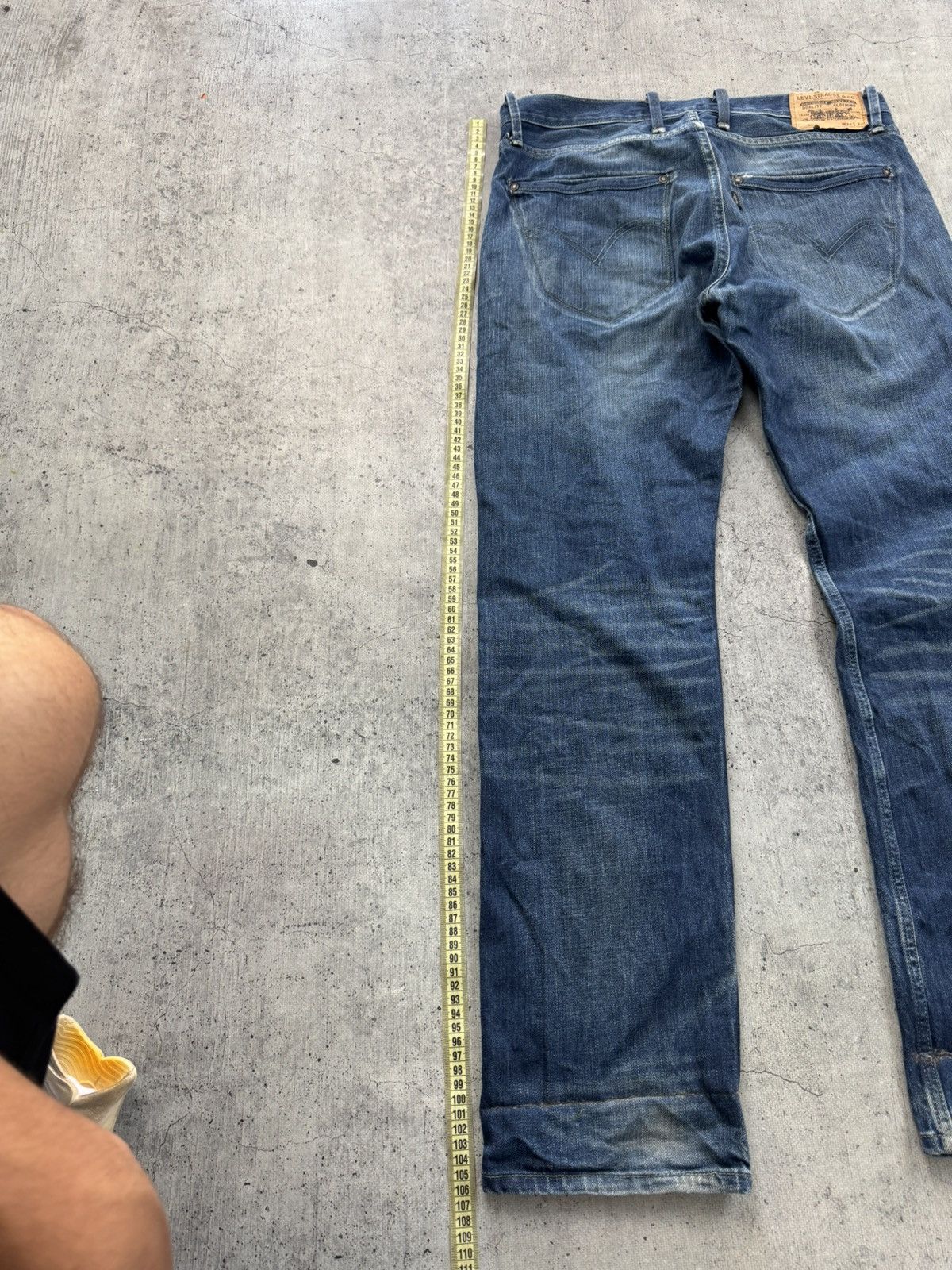 Levi's Vintage 90s Levis 504 Wash Baggy Jeans Size US 34 / EU 50 - 5 Thumbnail