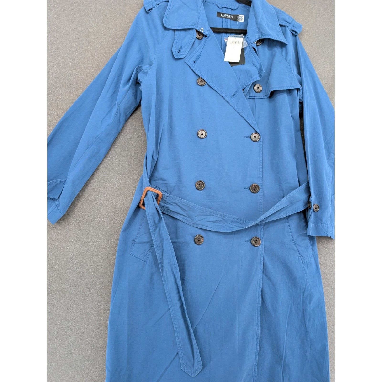 Lauren Ralph Lauren Lauren Ralph Lauren Trench Coat Women 4 Blue Classic Double Size S / US 4 / IT 40 - 5 Thumbnail