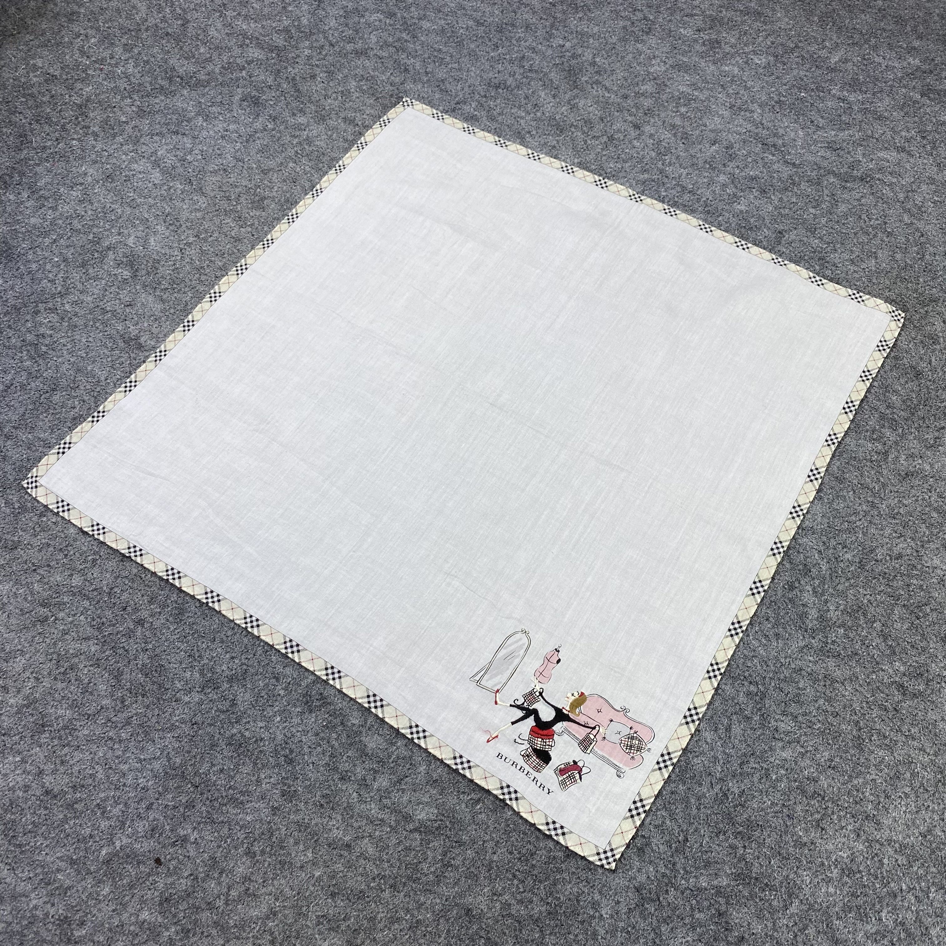 Burberry Burberry Handkerchief / Bandana / Neckerchief-B2303 Size ONE SIZE - 4 Thumbnail