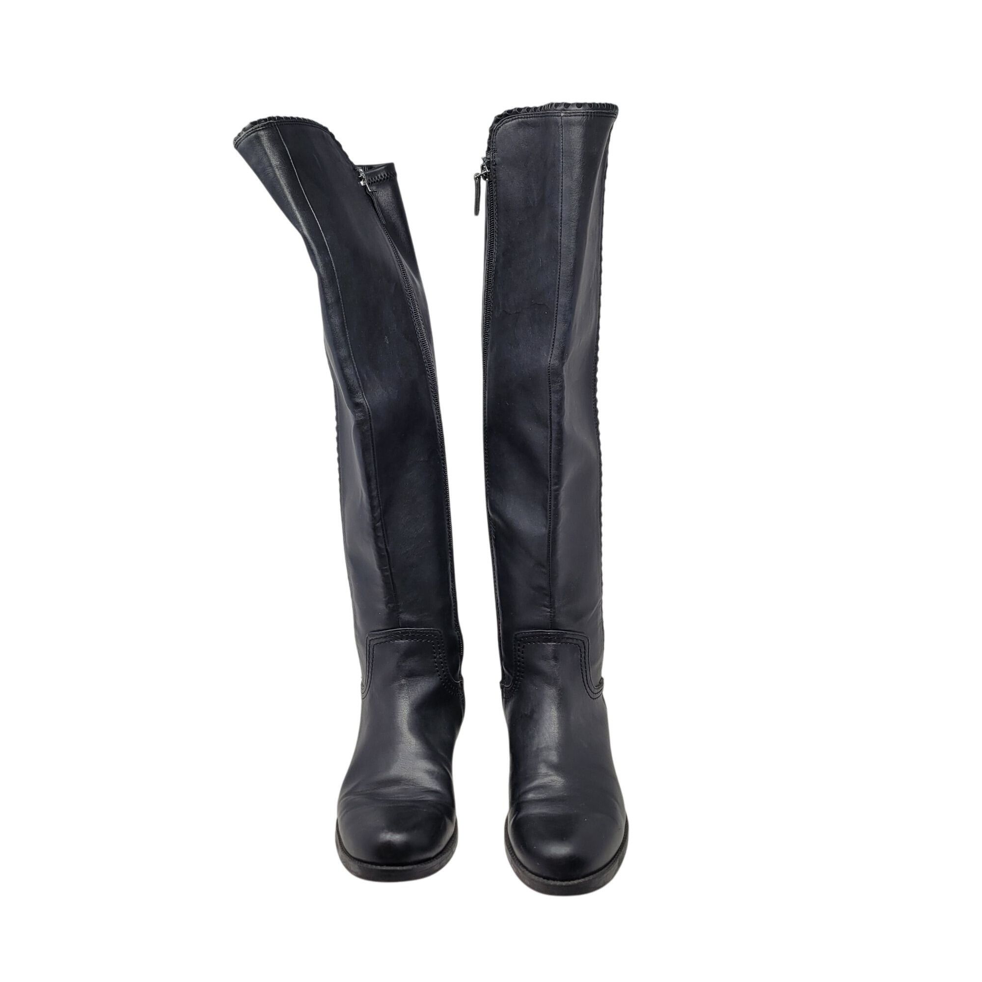 Franco Sarto Franco Sarto Vegan L-Charlotte Womens Black Over The Knee Bo Size US 9.5 / IT 39.5 - 2 Thumbnail