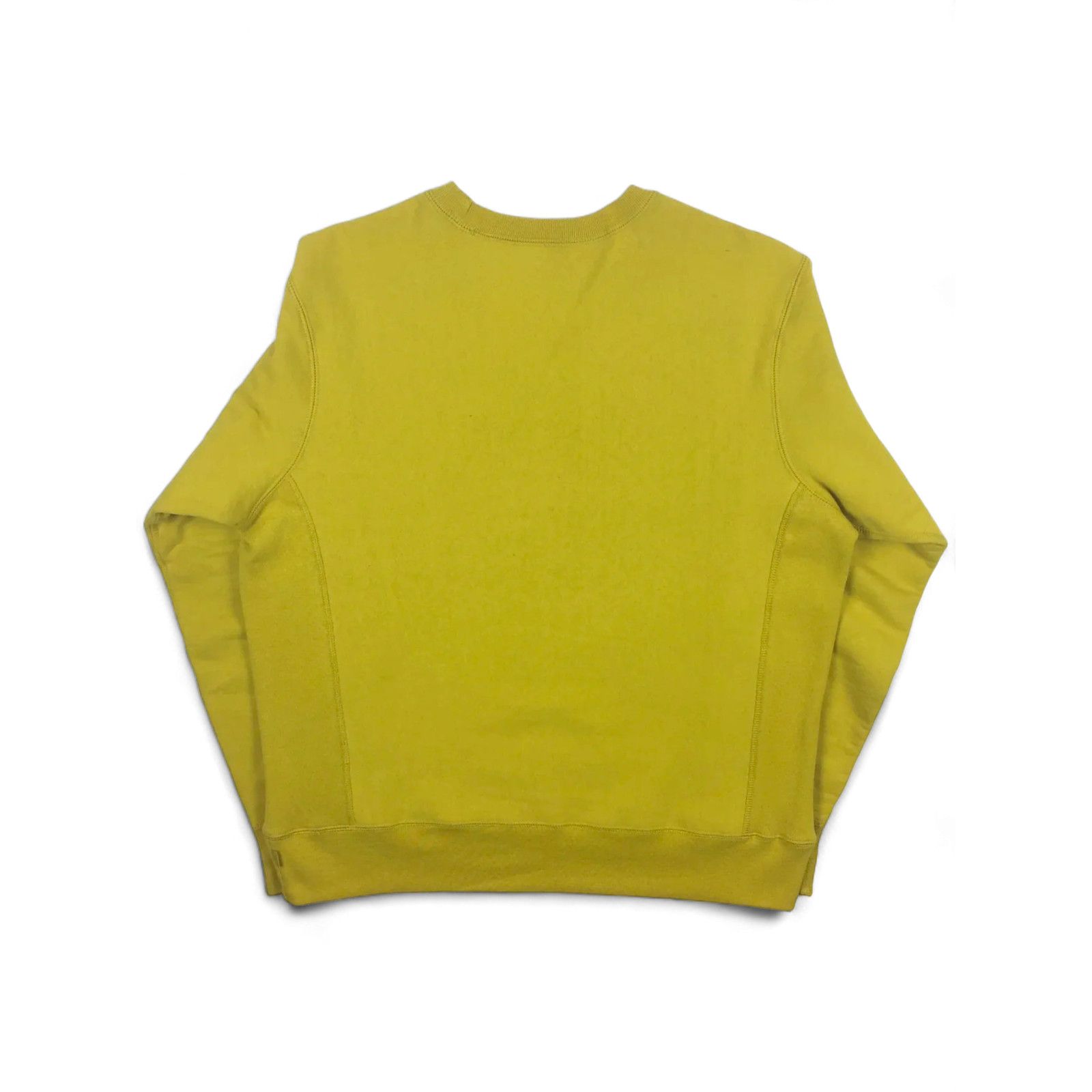 Supreme 2018 Supreme Mustard Box Logo Crewneck Size US M / EU 48-50 / 2 - 3 Thumbnail