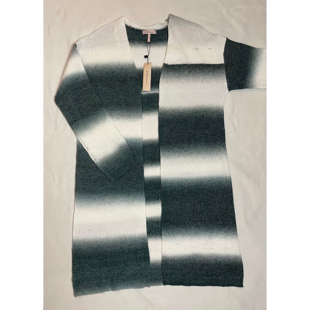 Other NWT New $118 BCBGeneraton ​Ombre Striped Open Front Cardiga Size S / US 4 / IT 40 - 5 Thumbnail