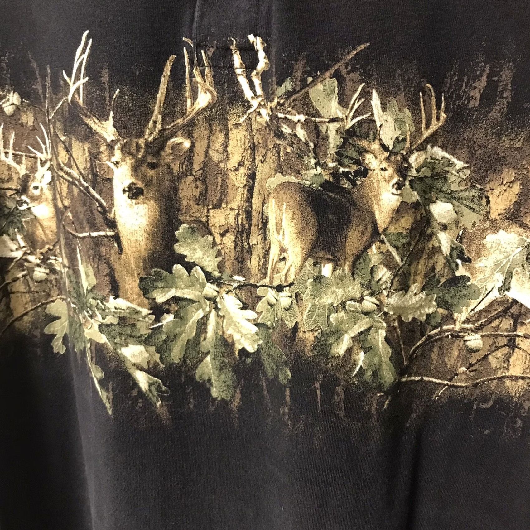 Vintage RedHead Shirt Mens 2XL Black Men Deer Buck Herd Rangale Graphic Long Sleeve Henley Size US XXL / EU 58 / 5 - 4 Thumbnail