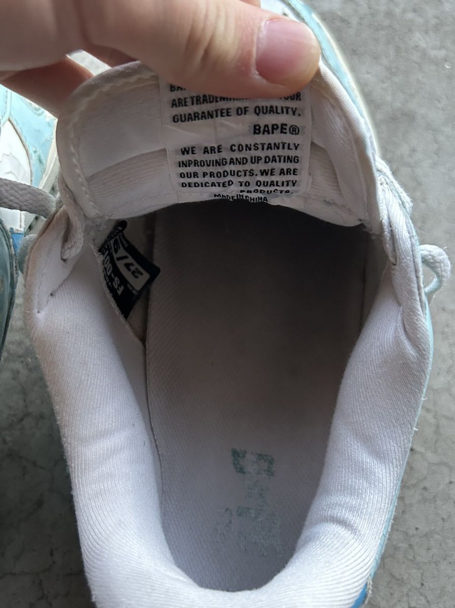 Bape Baby Milo Bapesta Size US 9 / EU 42 - 6 Thumbnail