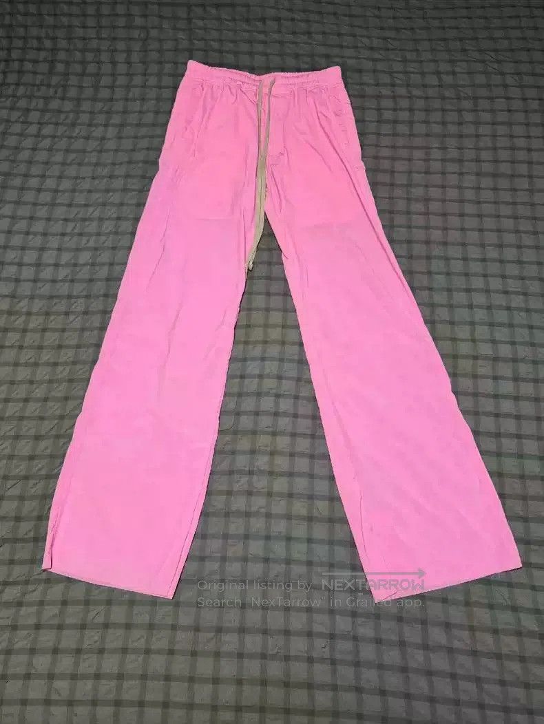 Rick Owens Rick Owens Men's pink wide-leg pants. Size US 32 / EU 48 - 1 Thumbnail