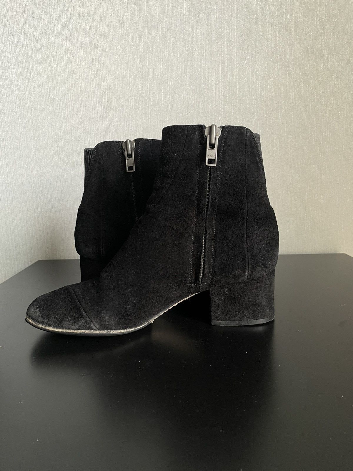 Acne Studios Archive Acne Studios Cyber Ankle Square Toe Boots Suede Hype Size US 8 / IT 38 - 11 Thumbnail