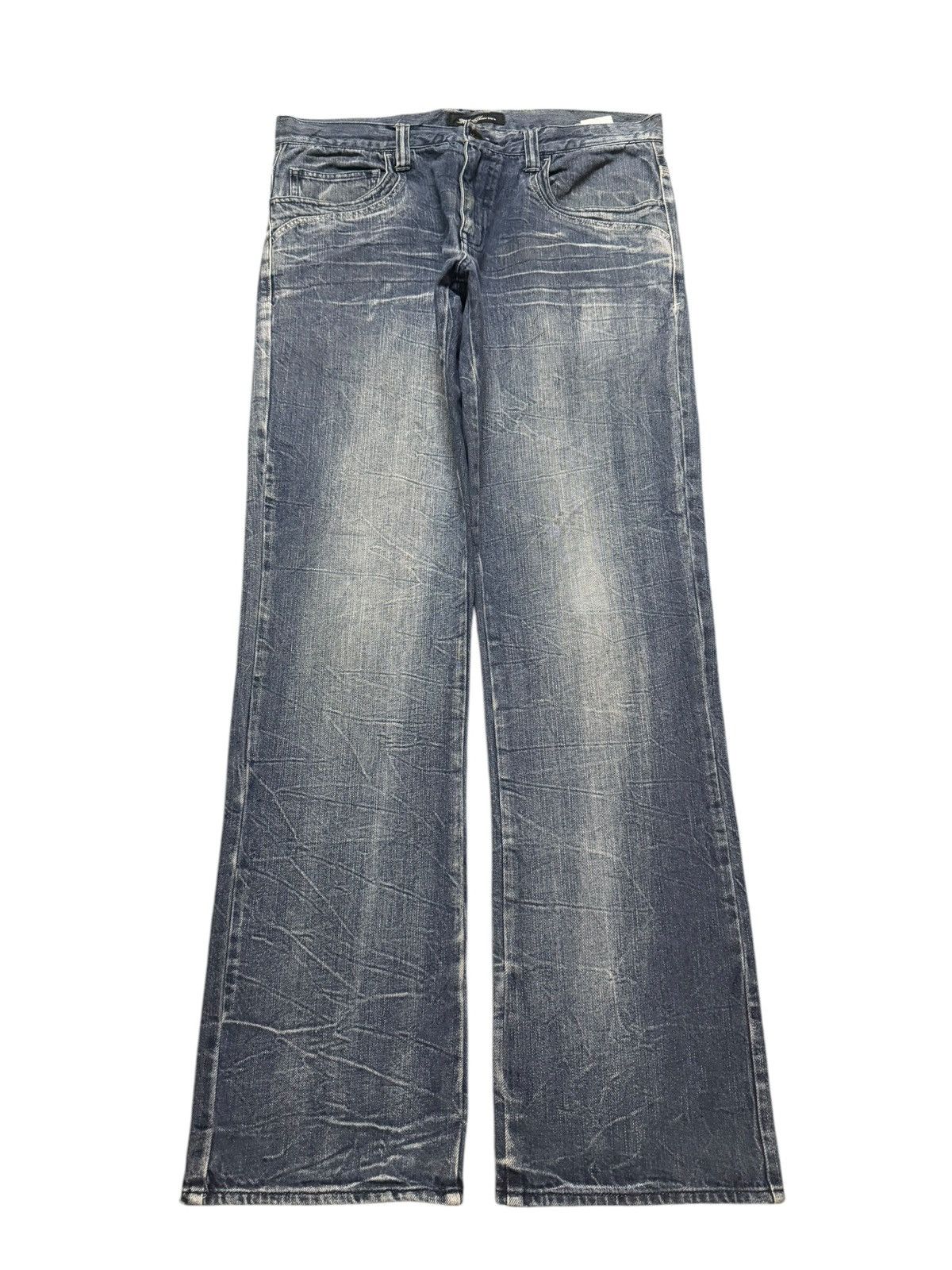Hysteric Glamour Vintage Y2K Japanese Blue Faded Honeycomb Regular Straight Size US 32 / EU 48 - 1 Thumbnail