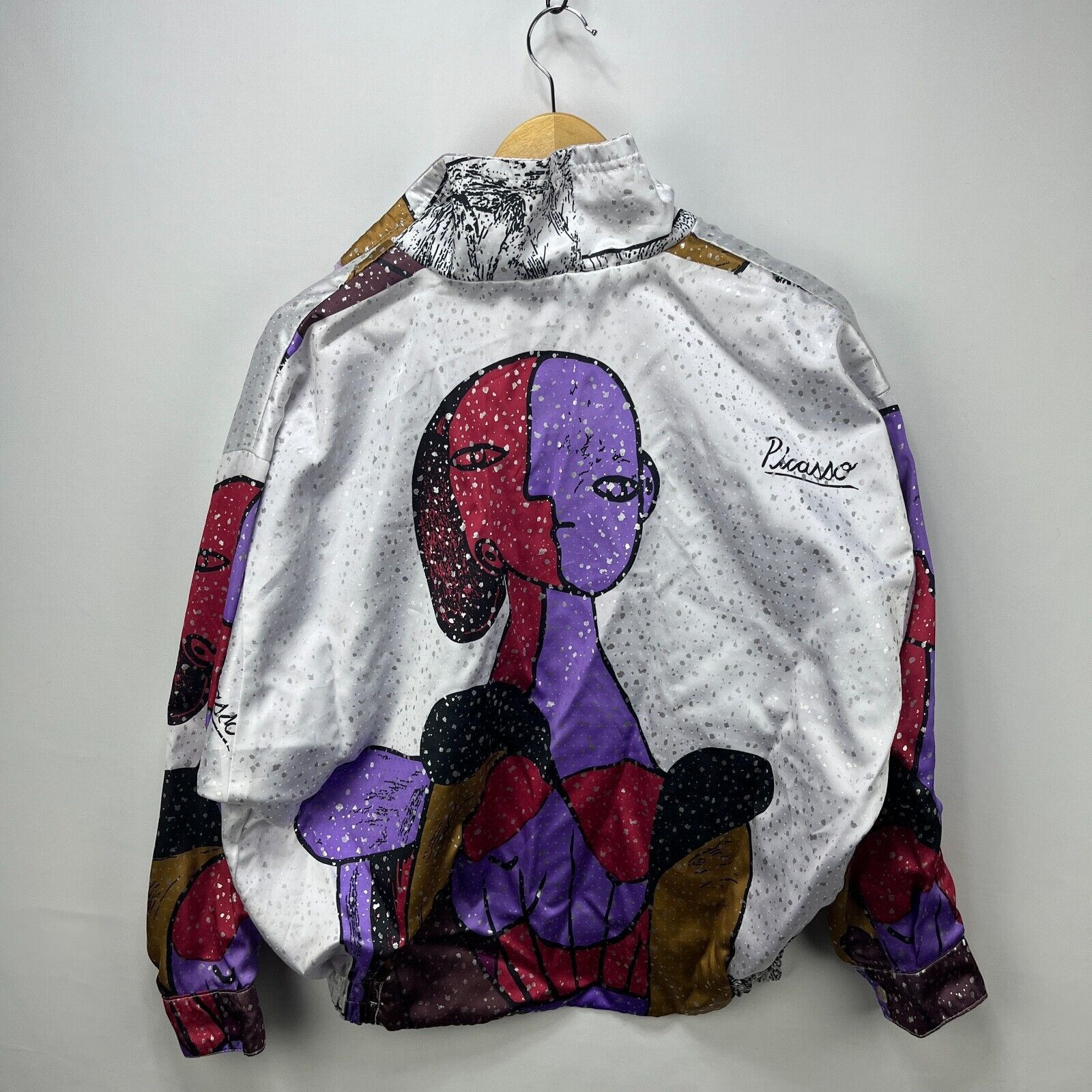 Vintage Vintage 80s Picasso Windbreaker Art Jacket Medium AOP Size US M / EU 48-50 / 2 - 1 Thumbnail