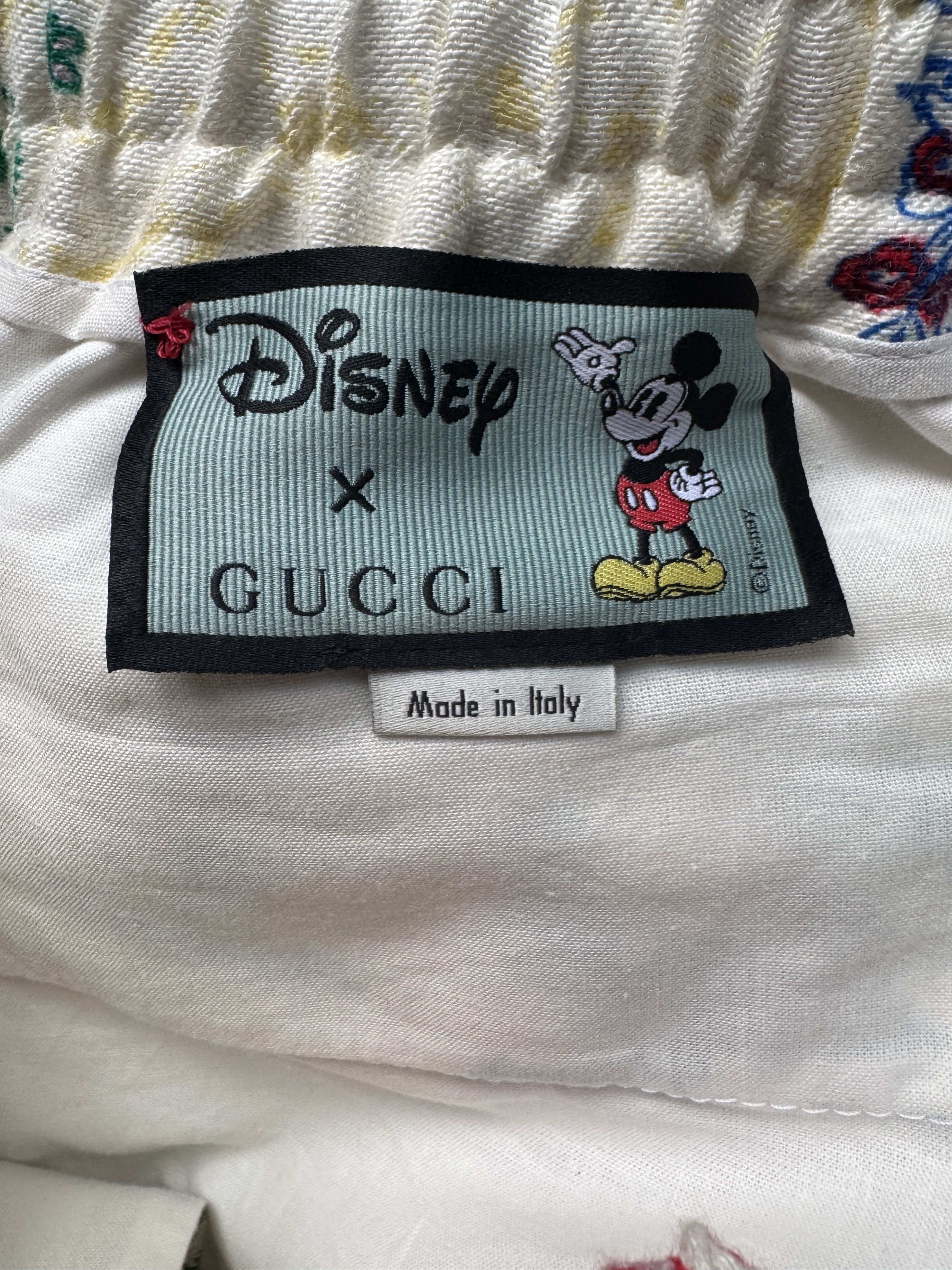 Disney × Gucci Linen Mickey Shorts Size US 32 / EU 48 - 14 Thumbnail