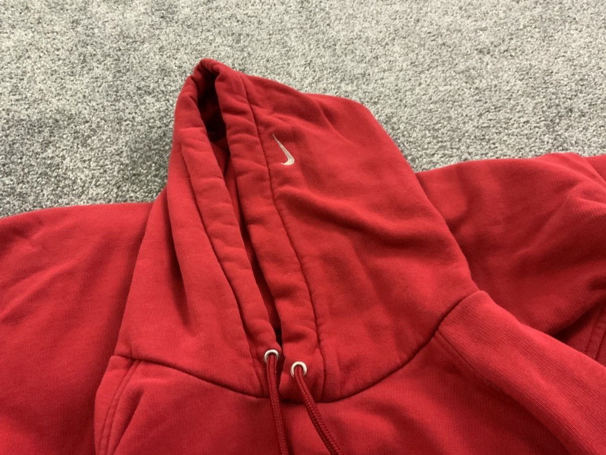 Nike Vintage Y2K Nike Big Logo Swoosh Red Hoodie Size Large Size US L / EU 52-54 / 3 - 4 Thumbnail