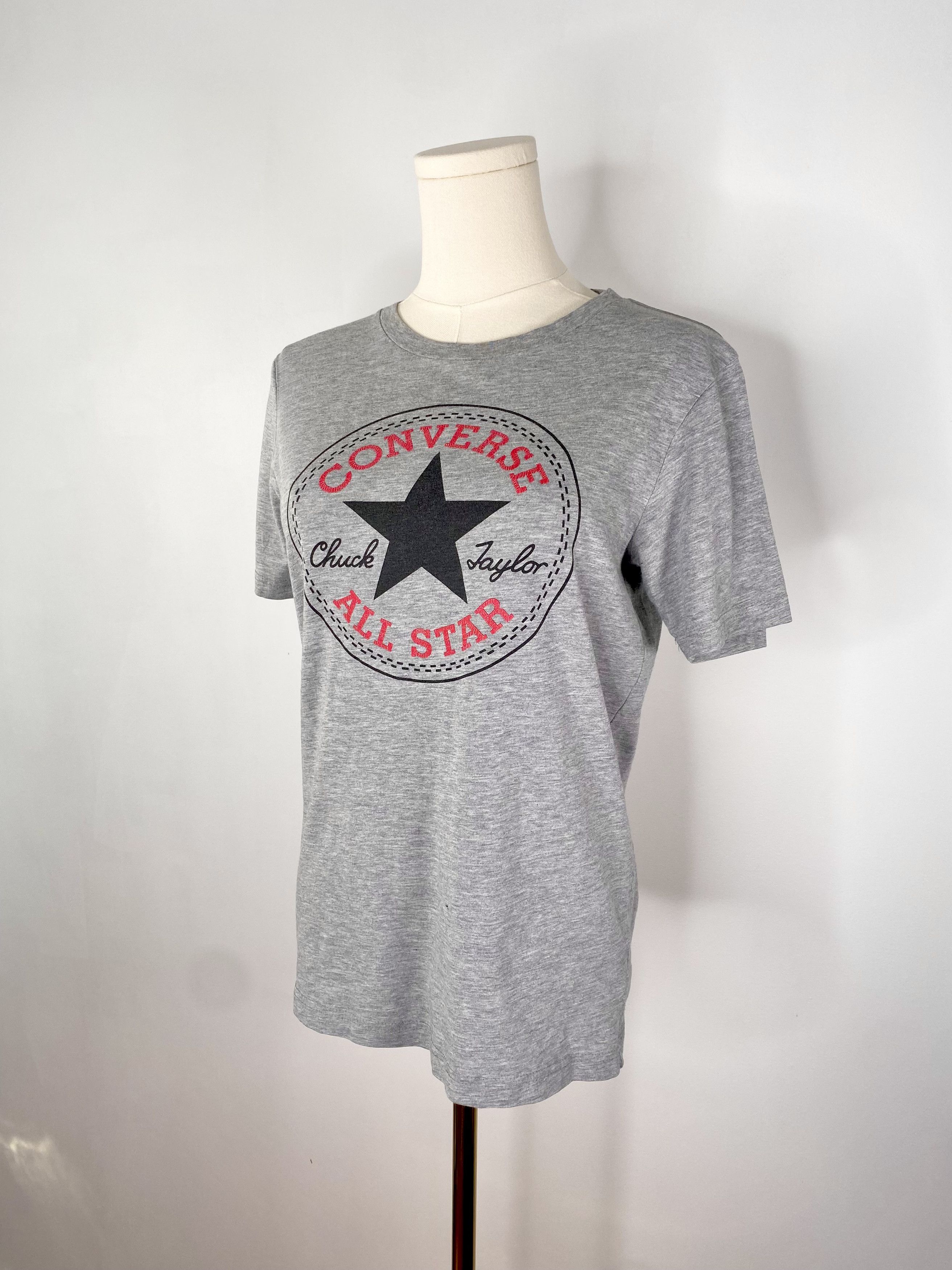 Converse Converse All Star - Grey Graphic T-Shirt Size ONE SIZE - 2 Thumbnail