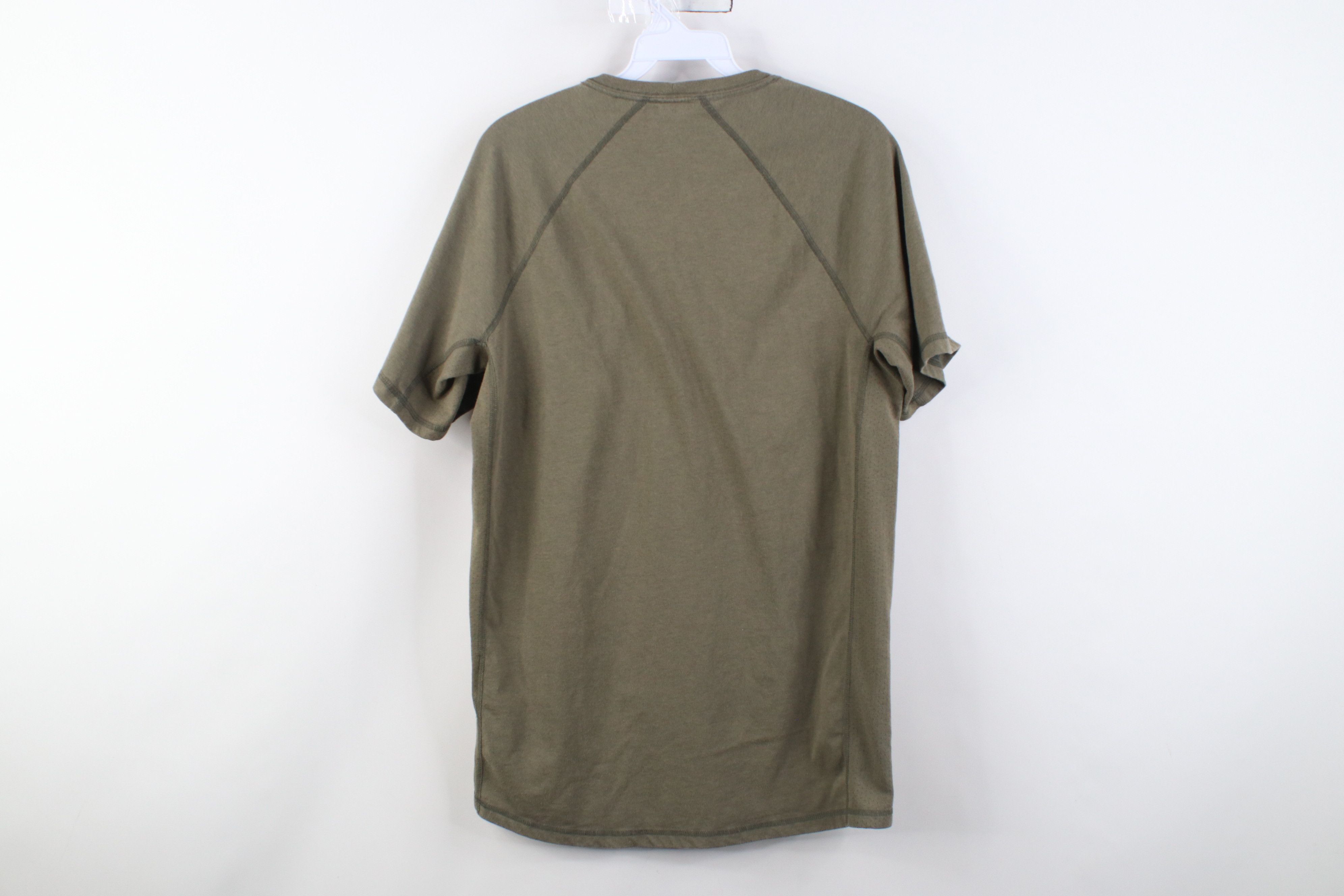 Carhartt Y2K Carhartt Force Fit Thermal Knit Pocket T-Shirt Green Size US S / EU 44-46 / 1 - 12 Thumbnail