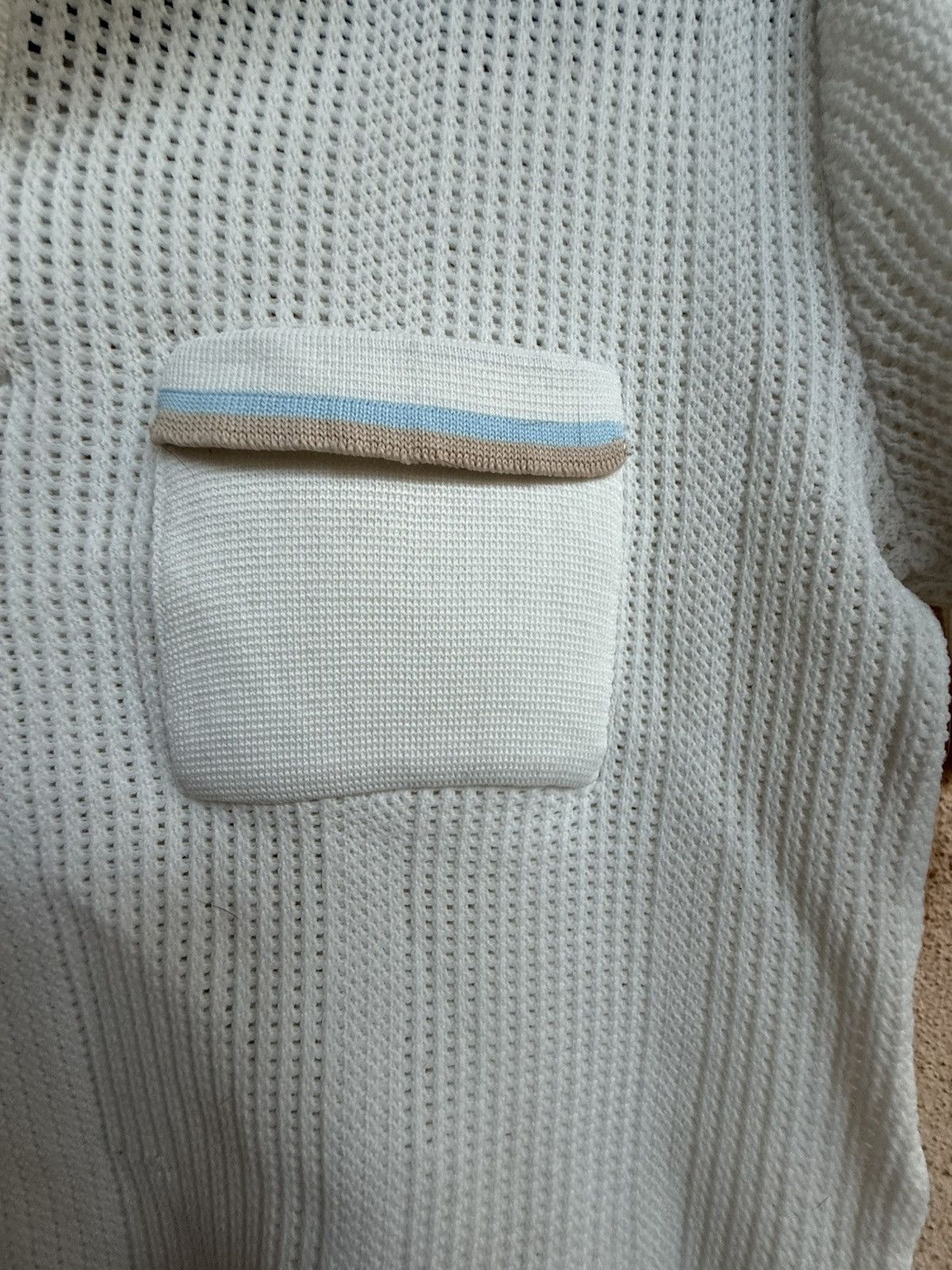 Vintage Vintage 60’s white poly polo Made in Italy. Size US S / EU 44-46 / 1 - 8 Thumbnail