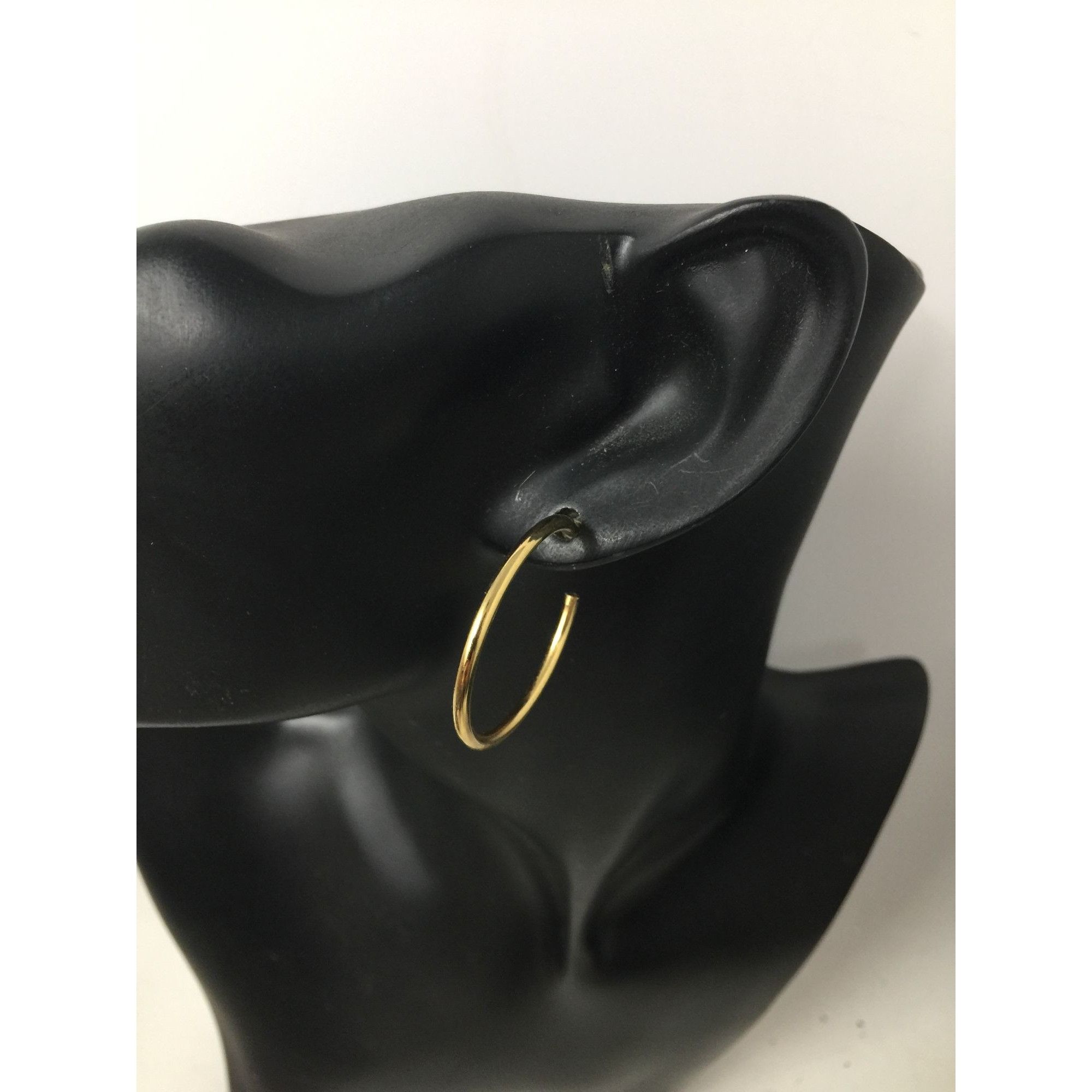 Other Women's Gold Tone Thin Hoop Earrings Size ONE SIZE - 6 Thumbnail