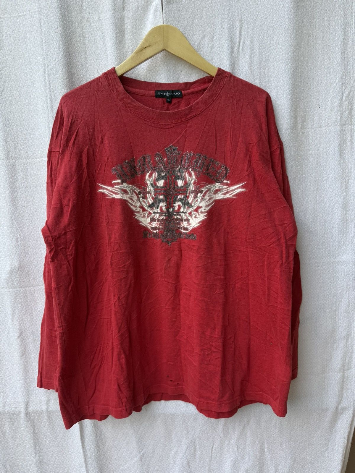 Beauty Beast Pino bazzo japanese style tribal cross longsleeve Size US XL / EU 56 / 4 - 1 Thumbnail