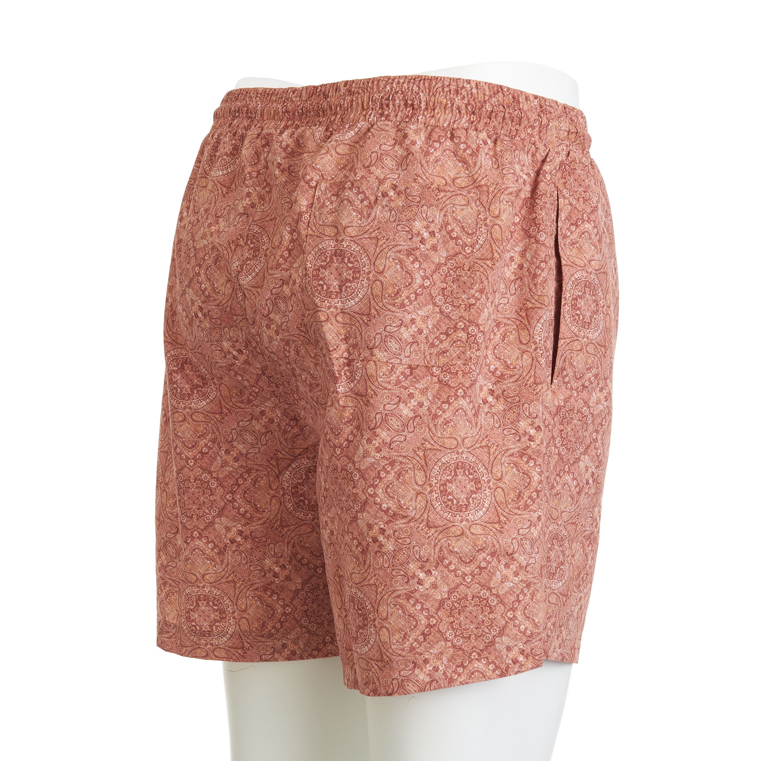 Brunello Cucinelli Swim Shorts With Paisley Print & Logo Embroidery Size M Size US 30 / EU 46 - 9 Thumbnail