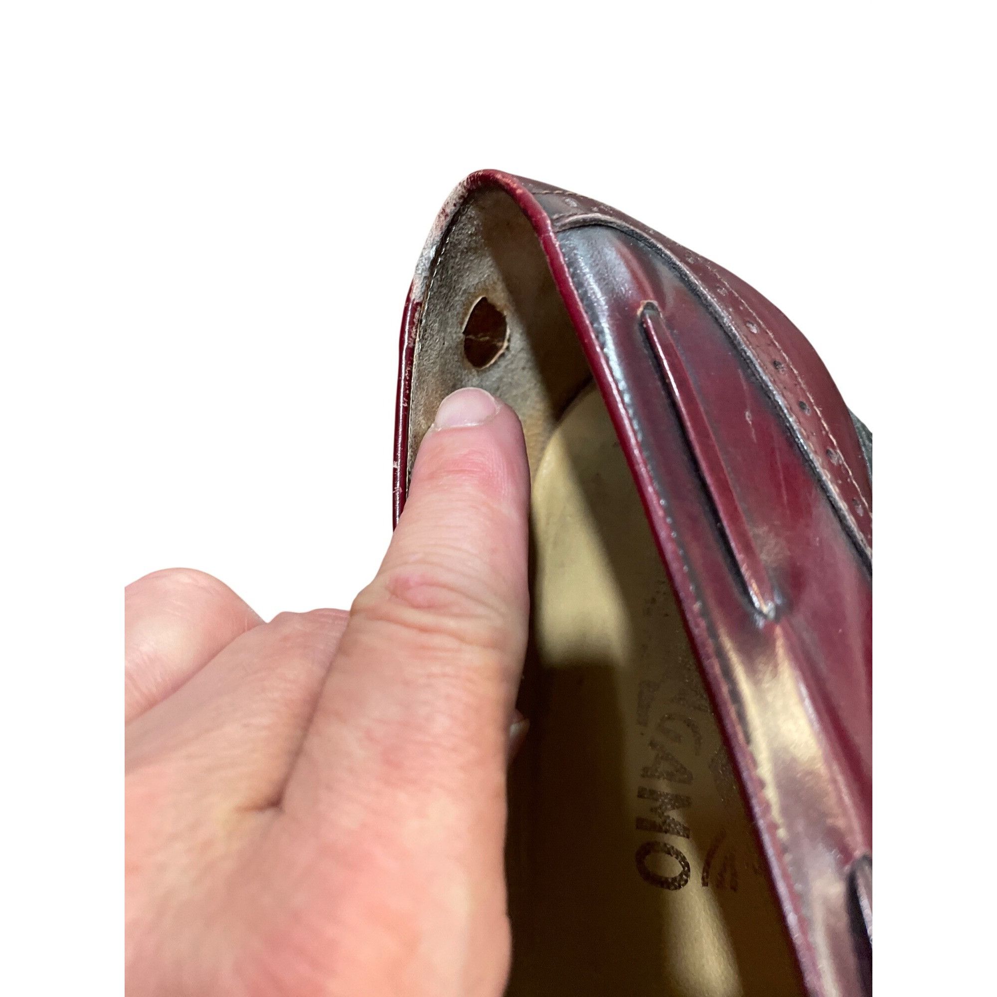 Salvatore Ferragamo Salvatore Ferragamo mens burgandy leather tassled oxford sho Size US 12 / EU 45 - 12 Thumbnail