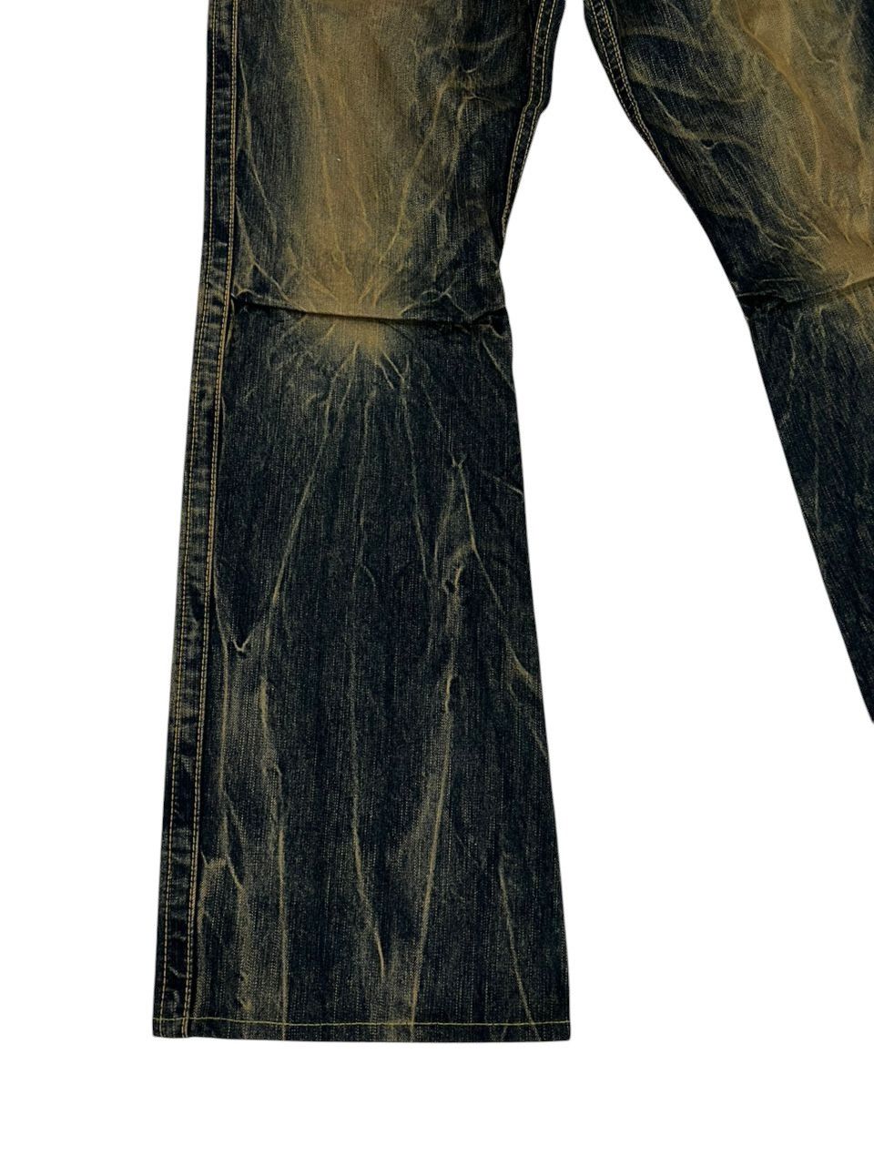 GOSTAR DE FUGA Vintage Blue Way Bootcut Denim Flare Wild Denim Size US 33 - 7 Thumbnail