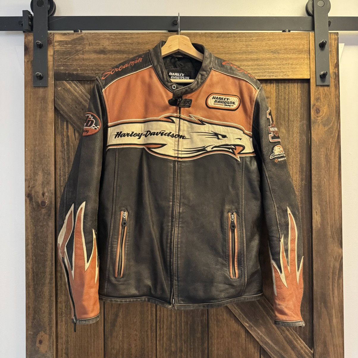 Harley Davidson “Screamin' Eagle” Leather Jacket