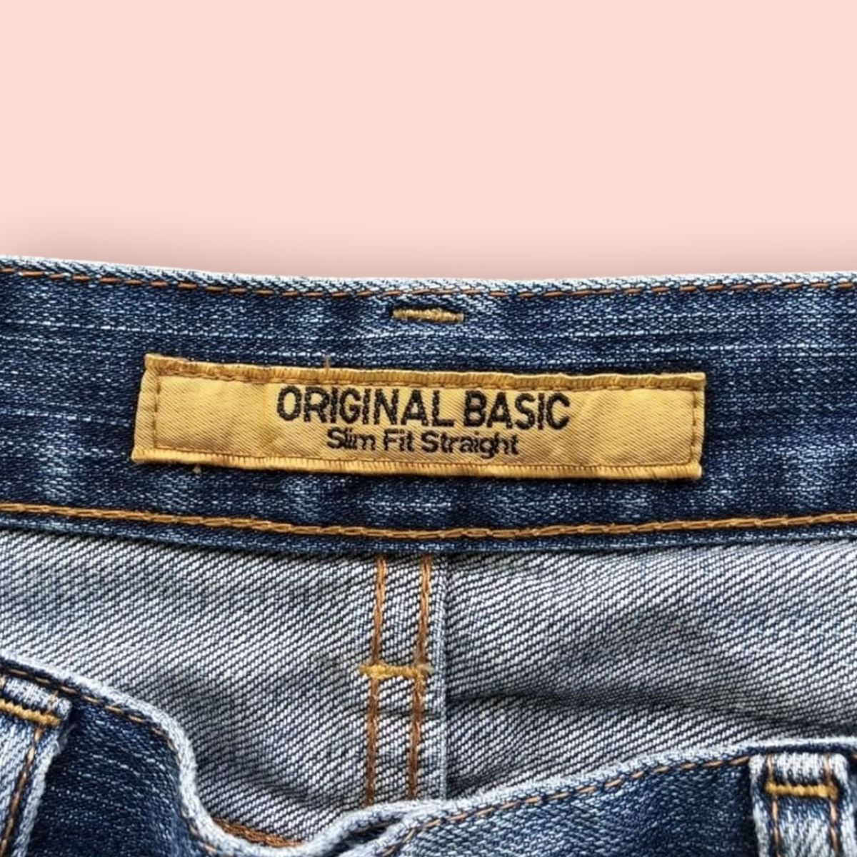 Jun Takahashi × Uniqlo VINTAGE UNIQLO S-001 DISTRESSED SLIM FIT STRAIGHT JEANS Size US 31 - 19 Thumbnail